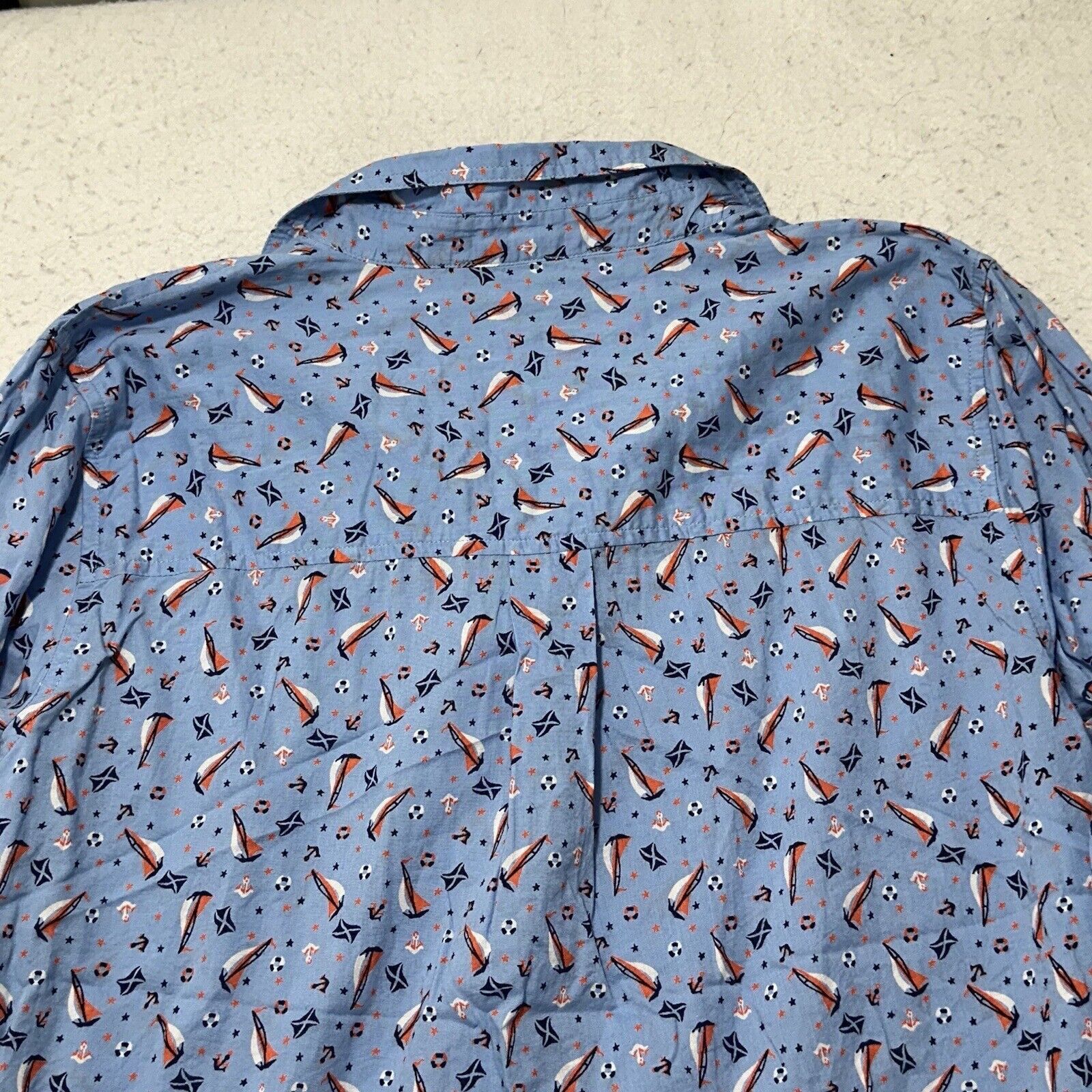 Gloria Vanderbilt Gloria Vanderbilt XL Sleepwear Button Up Shirt Boat Pattern Size XL / US 12-14 / IT 48-50 - 11 Thumbnail