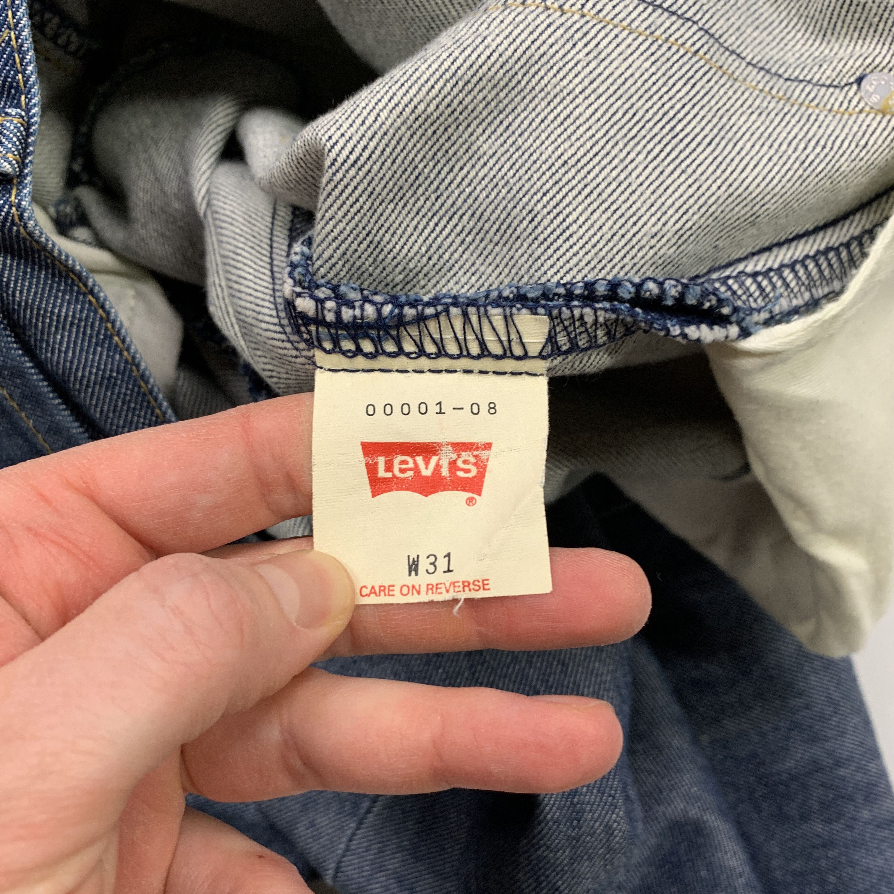 Levi's Engineered 00's Regular Denim Jeans Size US 31 - 8 Thumbnail