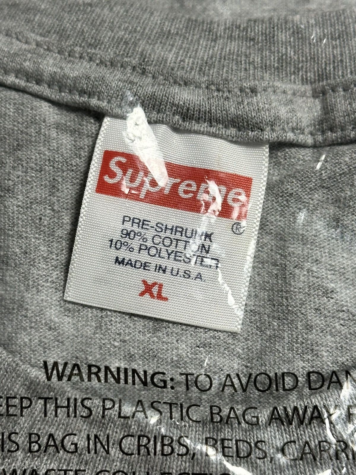 Supreme Supreme Mont Blanc Tee - Heather Grey - XL - FW23 Size US XL / EU 56 / 4 - 5 Thumbnail