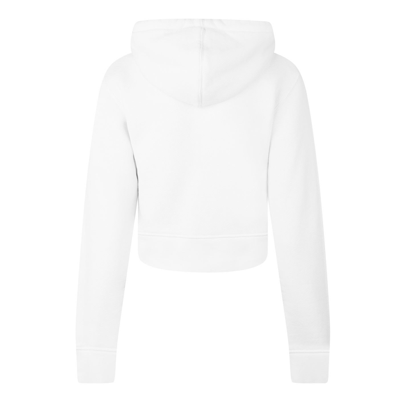 Palm Angels o1g2r1mq0325 Rhinestone Hoodie in White & Black Size S / US 4 / IT 40 - 2 Thumbnail