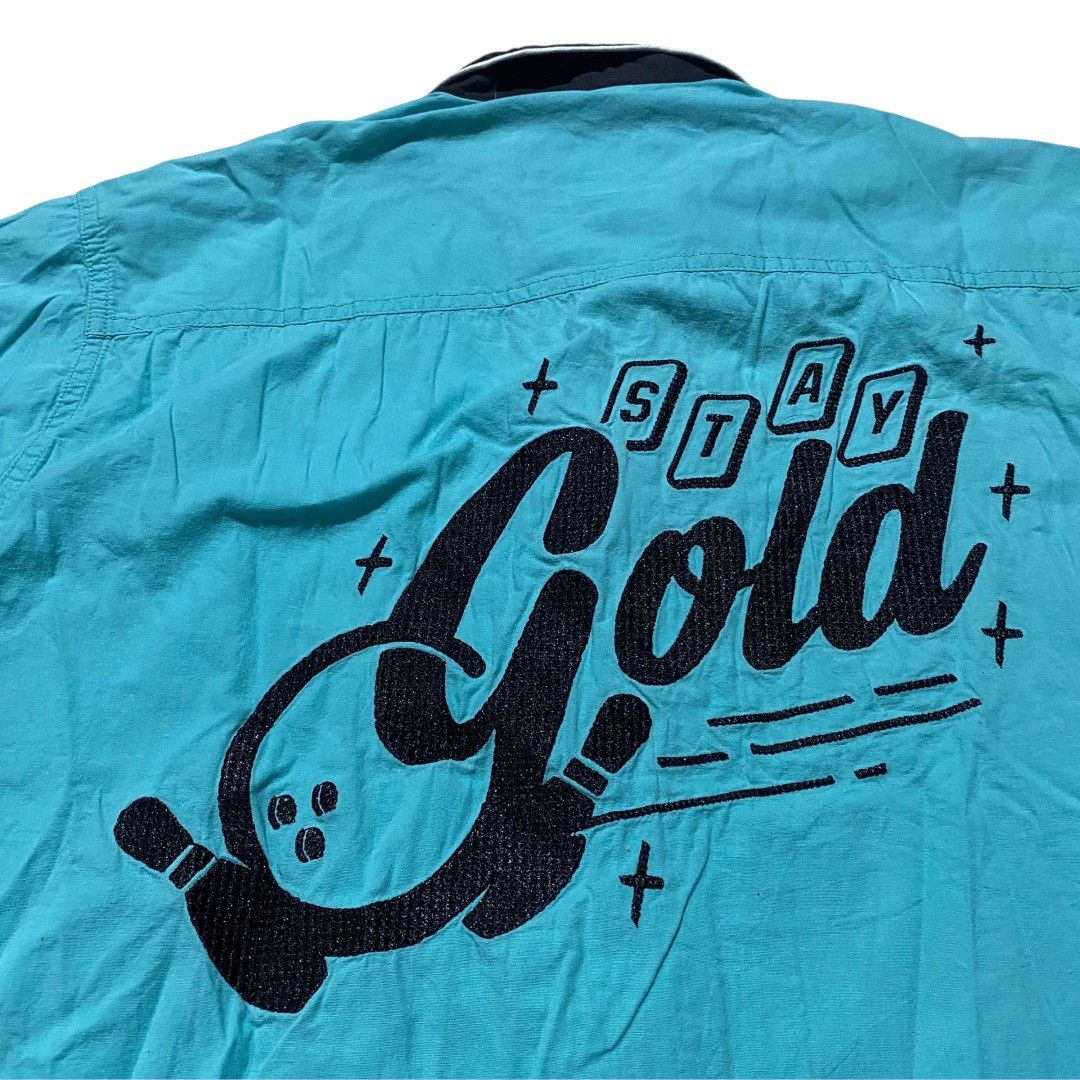 Benny Gold Benny gold strike stay gold seafoam bowling shirt Size US M / EU 48-50 / 2 - 4 Thumbnail