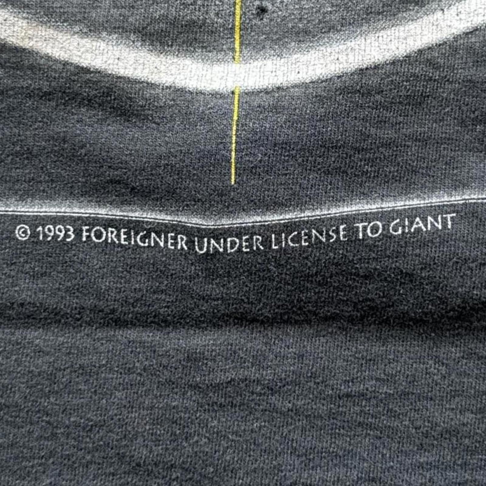 Other Foreigner Four 4Ever 1993 Rock Band Tour Giant T-Shirt Size US XL / EU 56 / 4 - 4 Thumbnail