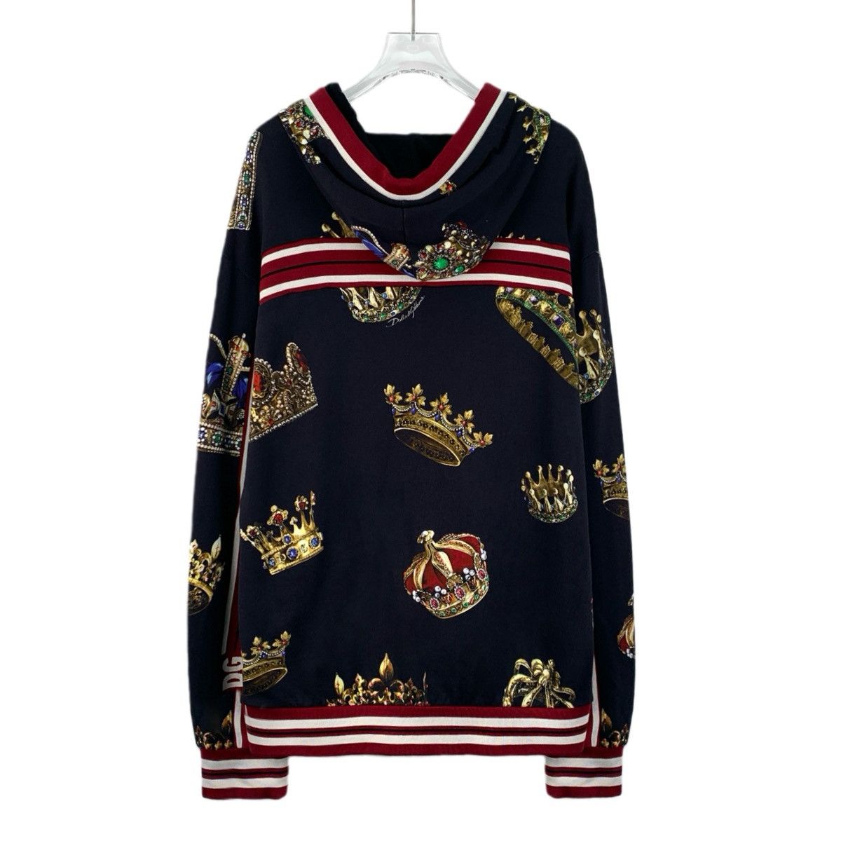 Dolce & Gabbana Dolce Gabbana Hooded Drawstring Long Sleeve Sweatshirt K26WX Size US L / EU 52-54 / 3 - 2 Thumbnail