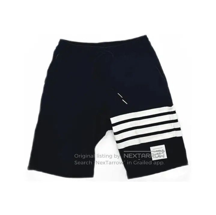 Thom Browne Thom Browne Classic Stripe Navy Cycling Shorts. Size US 26 / EU 42 - 1 Thumbnail