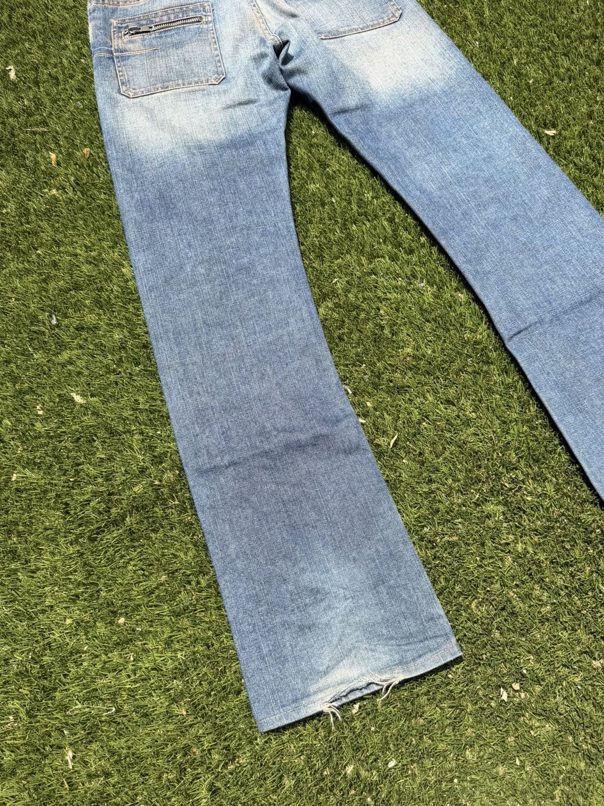 Dior AW05 Dior Homme Rust Bootcut Back Zip Denim Jeans Size US 30 / EU 46 - 9 Thumbnail