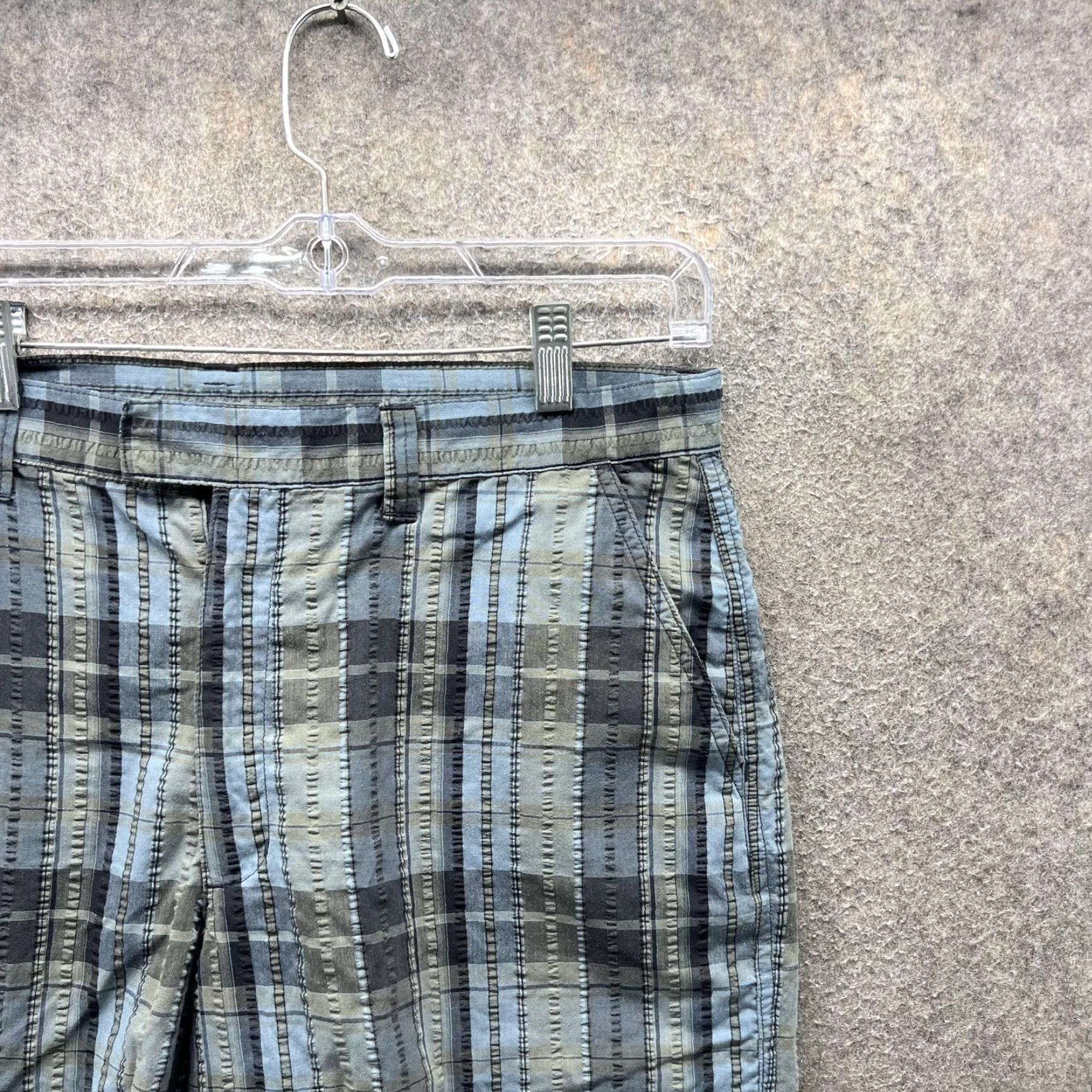 Patagonia Patagonia Shorts Mens 36 Green Plaid Chino Flat Front 10 Inseam Casual Summer Mens Size US 36 / EU 52 - 7 Thumbnail