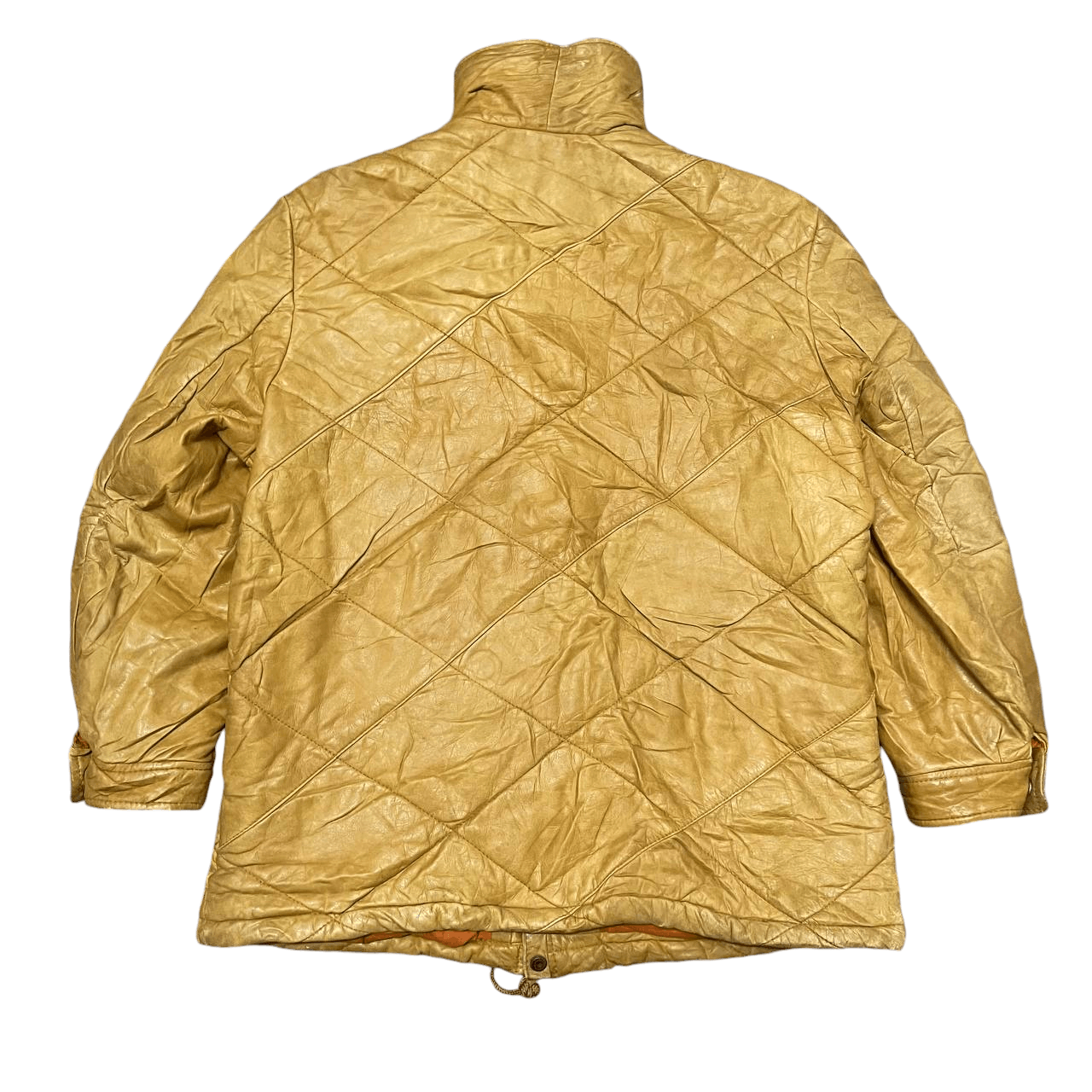 Japanese Brand Vintage Big Suri Quilted Leather Jacket Size US M / EU 48-50 / 2 - 15 Thumbnail