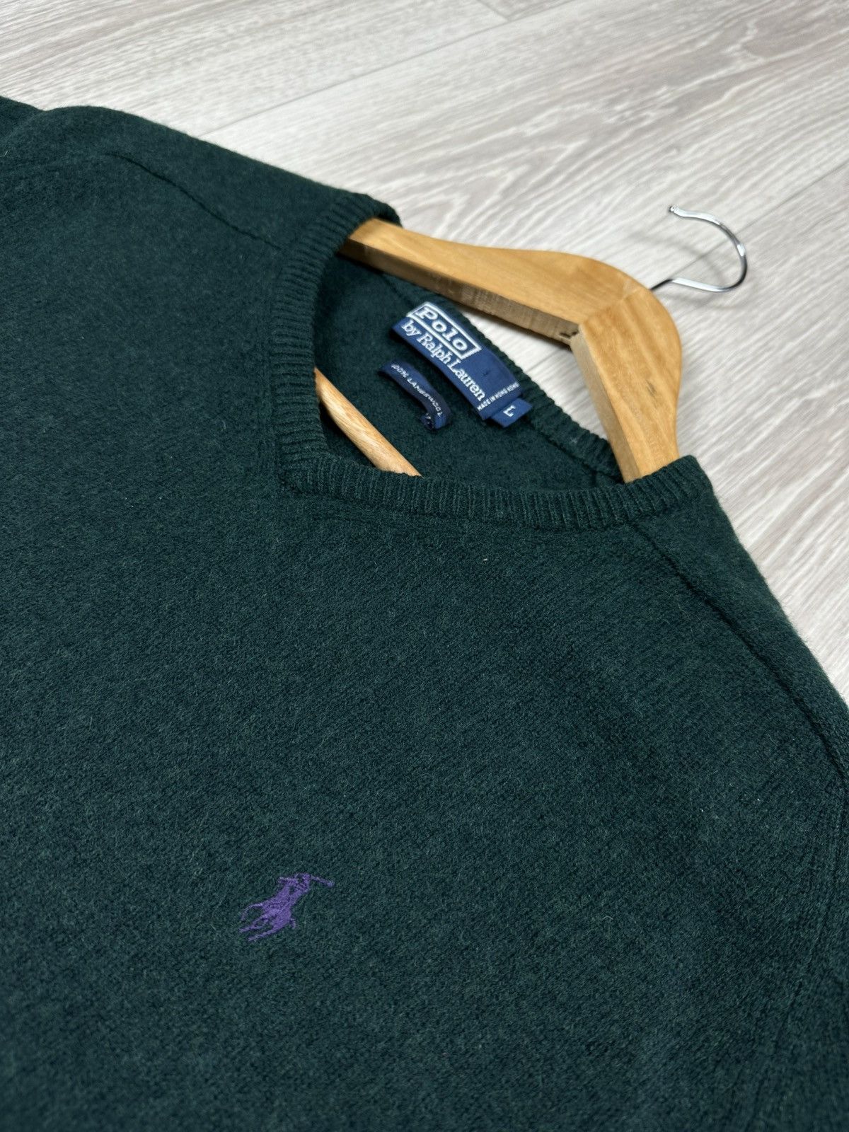 Polo Ralph Lauren × Vintage Vintage Polo Ralph Lauren Wool Sweater Pullover Size L Size US L / EU 52-54 / 3 - 5 Thumbnail