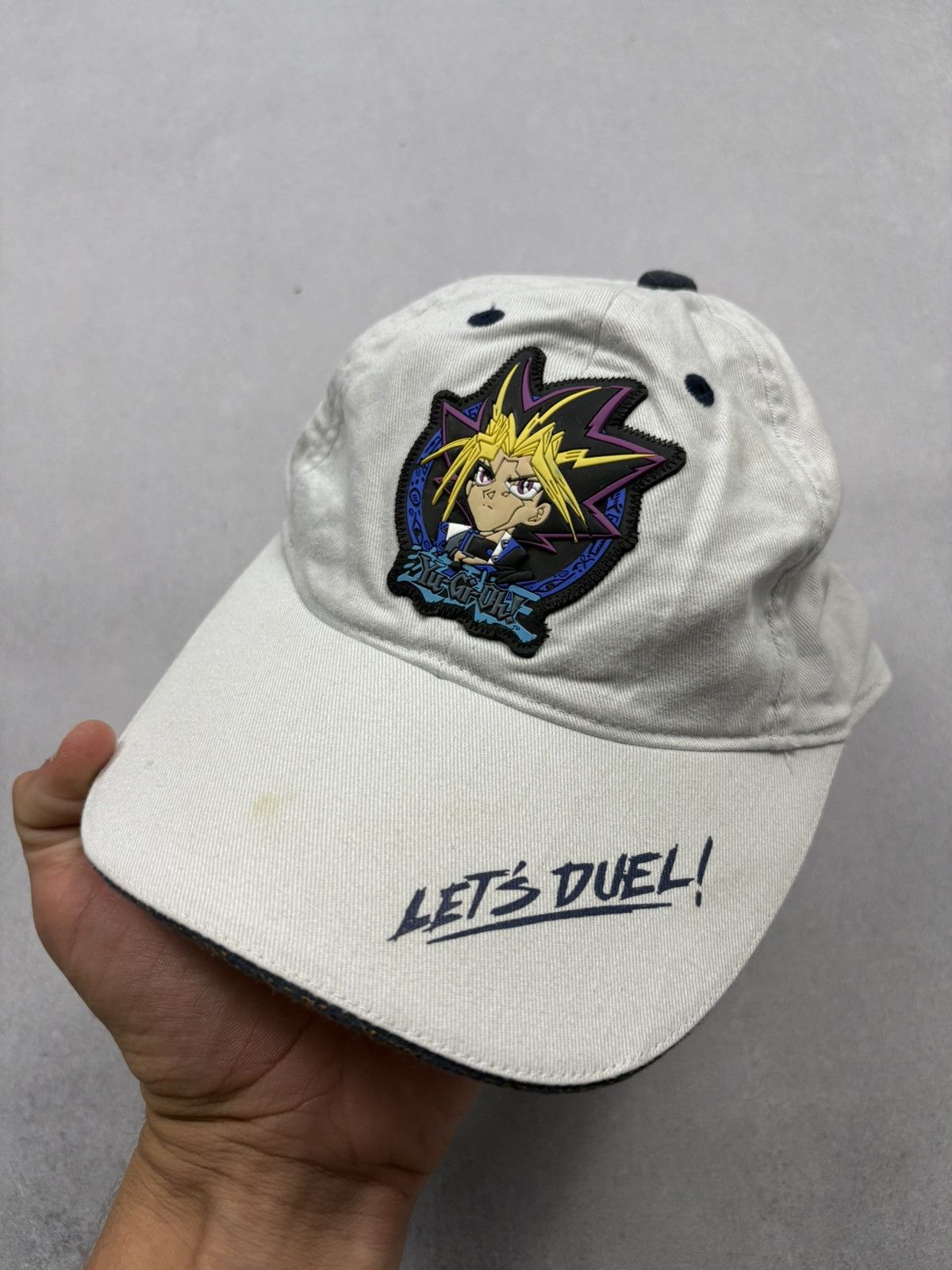 Anime Vintage 1996 Yu-Gi-Oh! Yami Yugi Let’s Duel! Cap Hat CTM Size ONE SIZE - 1 Thumbnail