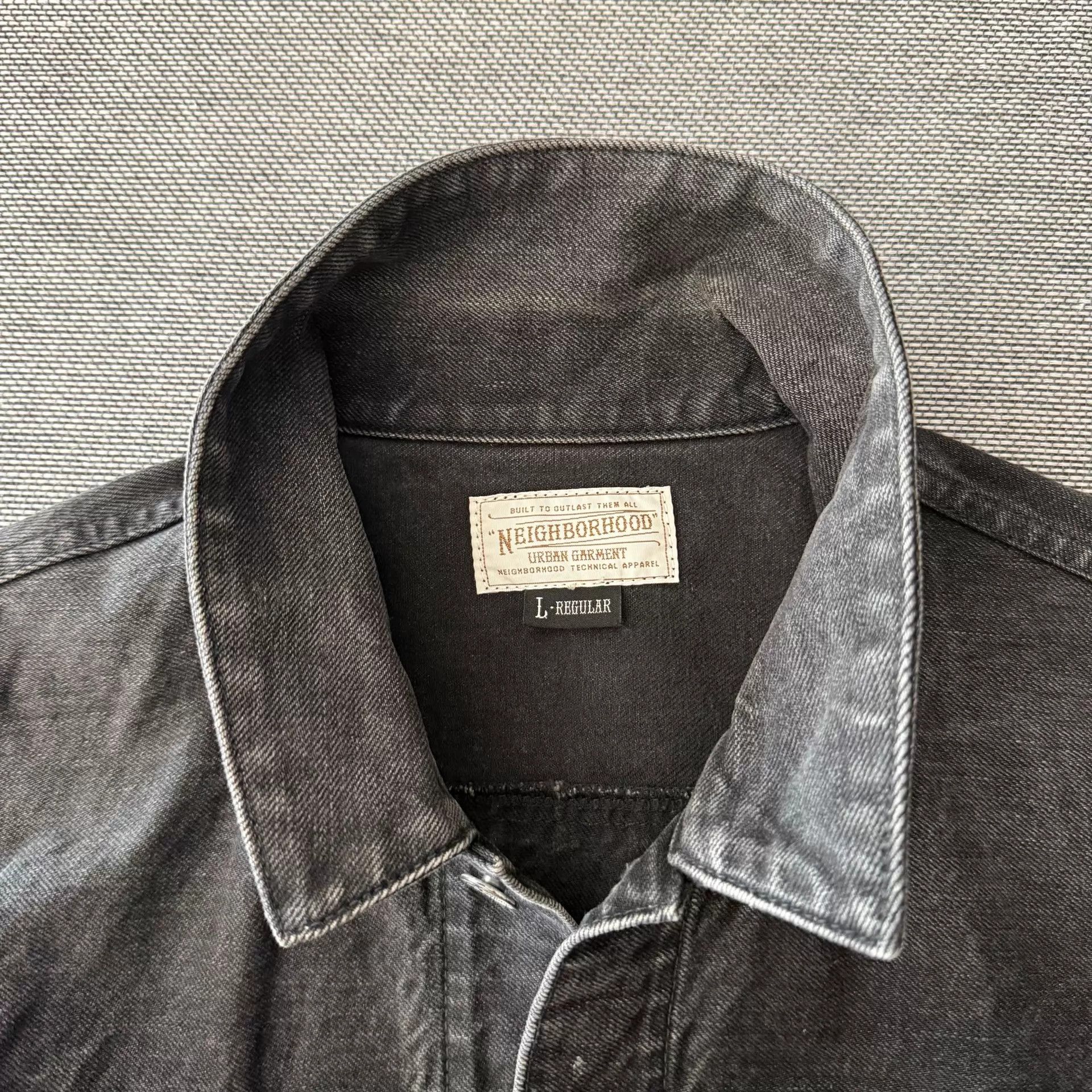 Neighborhood Neighborhood 14AW HK Cow King Denim Jacket Black Size US L / EU 52-54 / 3 - 3 Thumbnail