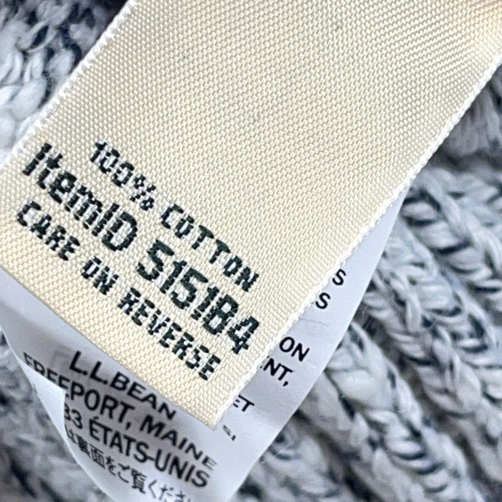 Vintage LL Bean Sweater Women Medium Tall Gray Marled Ragg Roll Mock Funnel Neck Rib Knit Pullover Casual Classic Season Fall Winter Size M / US 6-8 / IT 42-44 - 4 Thumbnail