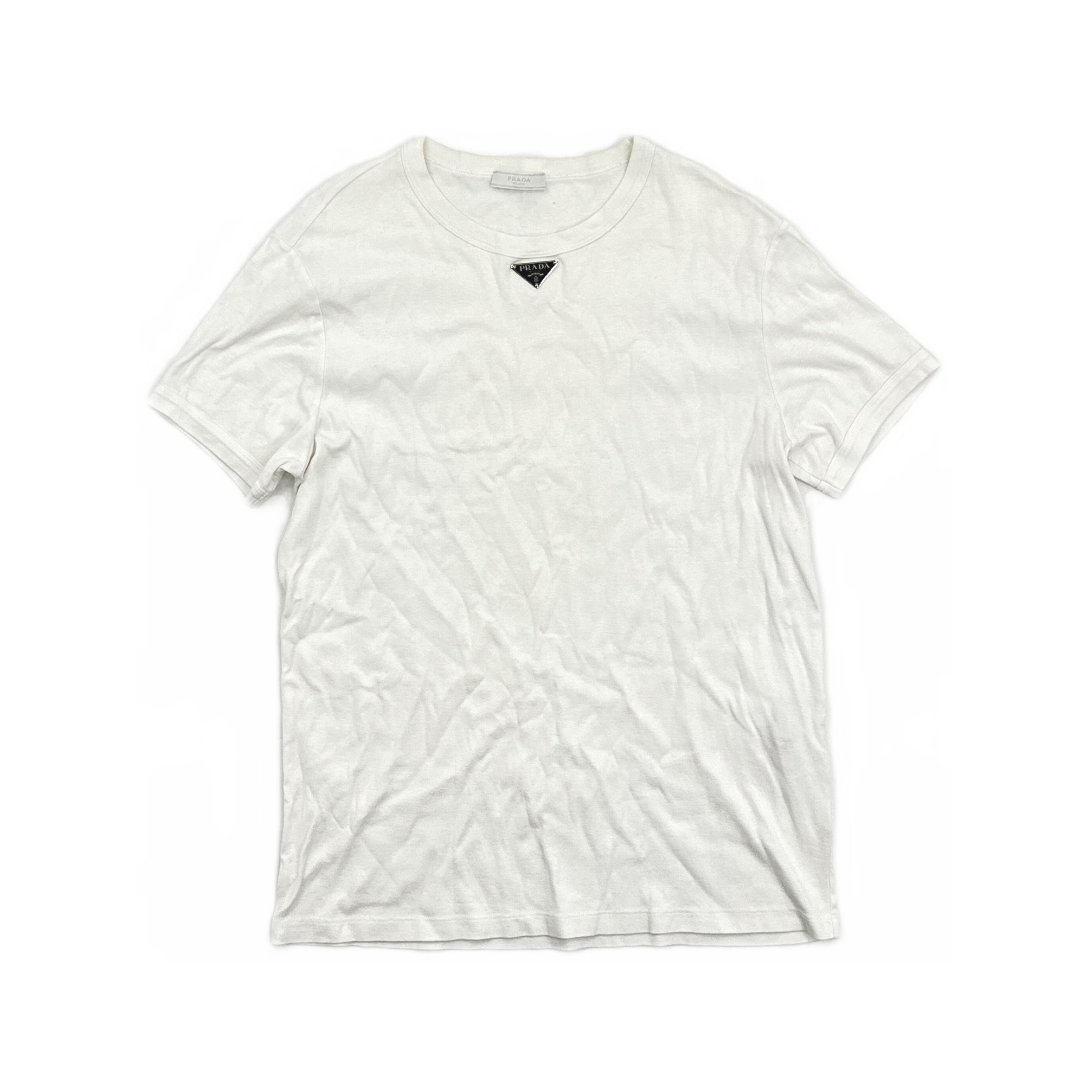 Prada Prada Triangle Logo T-Shirt Size L Size US L / EU 52-54 / 3 - 1 Thumbnail