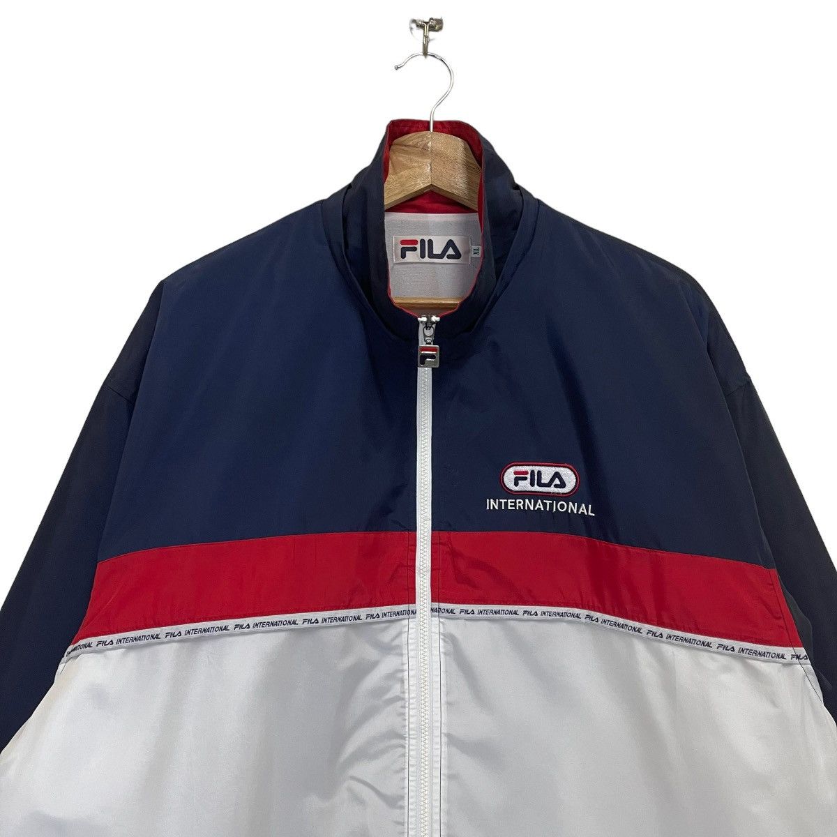 Fila Vintage Fila Small Logo Fullzip Light Jacket Size US XL / EU 56 / 4 - 4 Thumbnail