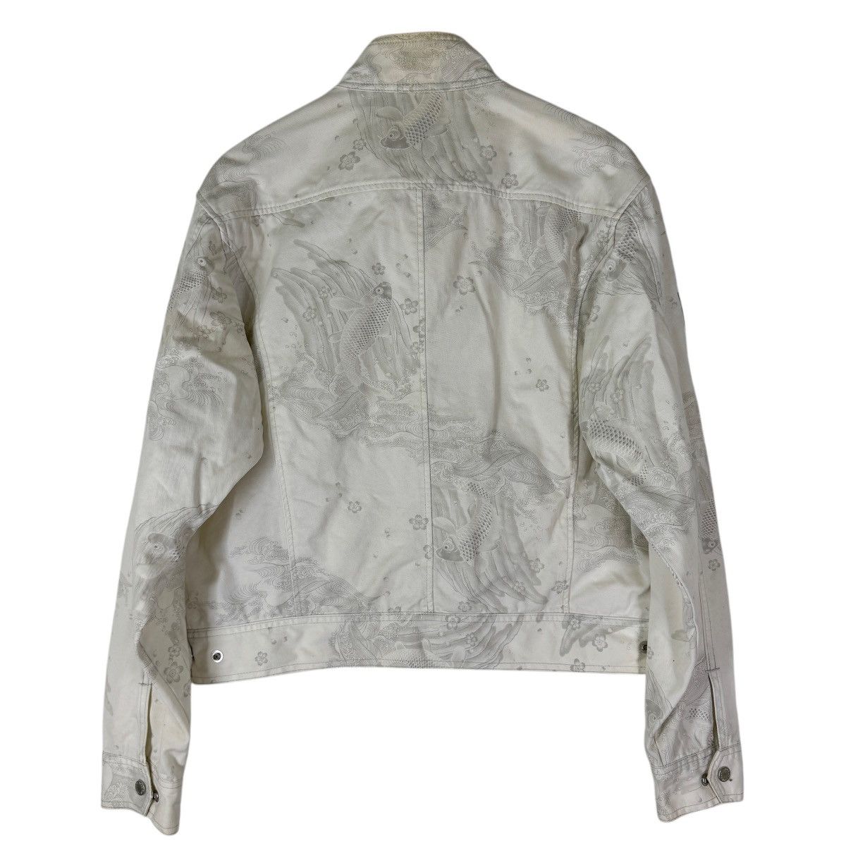 Japanese Brand Vintage Tora Koi Fish Motive Worker jacket Size US L / EU 52-54 / 3 - 4 Thumbnail