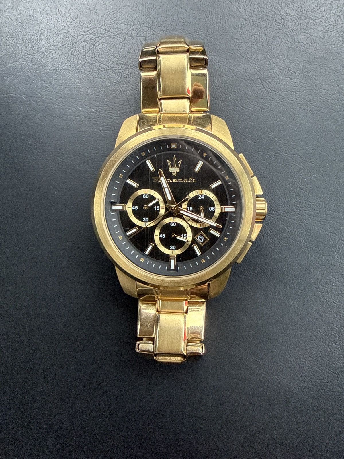 Maserati Maserati Successo Black Dial Gold Stainless Steel Size ONE SIZE - 1 Thumbnail
