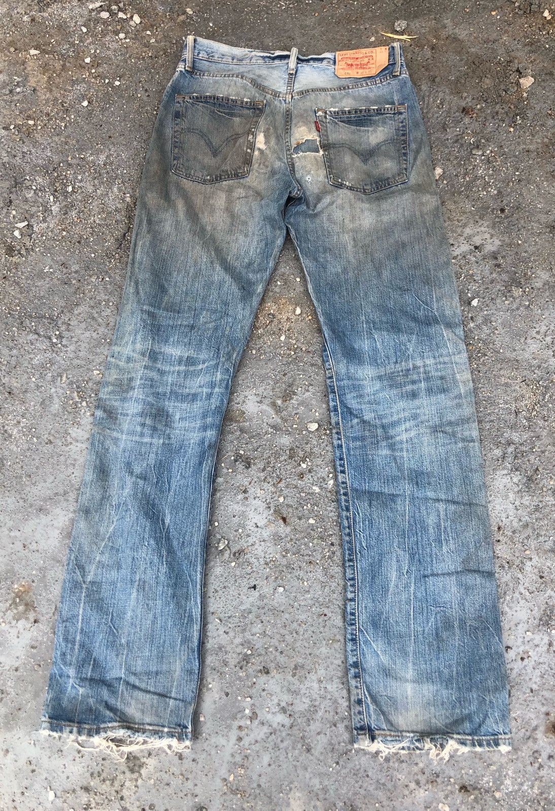 Lee × Levi's Vintage Clothing × Vintage 🔥Hard to find 🔥Vintage Levis Kurt Cobain Style Jeans💥 Size US 30 / EU 46 - 6 Thumbnail