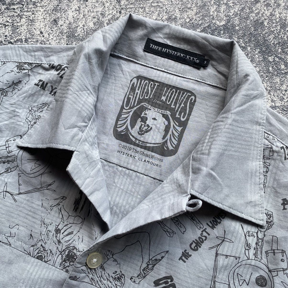 Hysteric Glamour 🔥HYSTERIC GLAMOUR x THE GHOST WOLVES SHIRT. Size US S / EU 44-46 / 1 - 8 Thumbnail