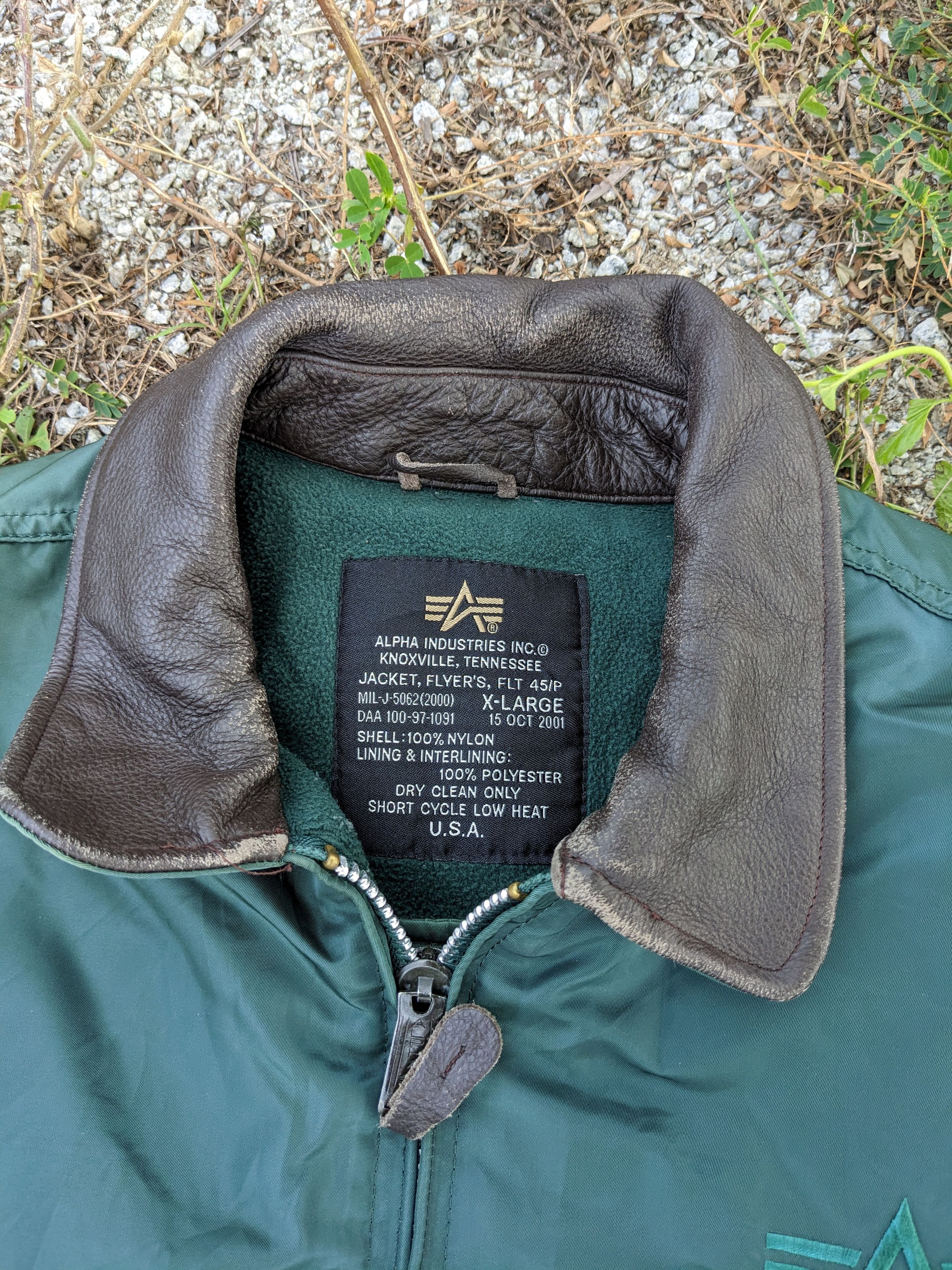 Alpha Industries Vintage Alpha Industries Bomber Jacket MA-1 Size US XL / EU 56 / 4 - 9 Thumbnail