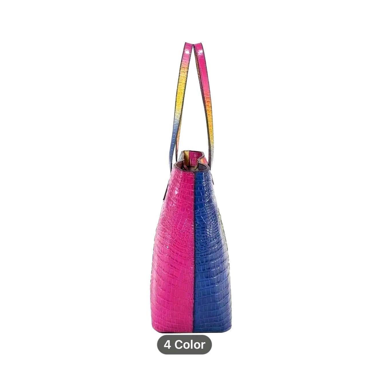 Other Colorblock Gradient Large Shoulder Handbag w/clutch Rose Size ONE SIZE - 3 Thumbnail
