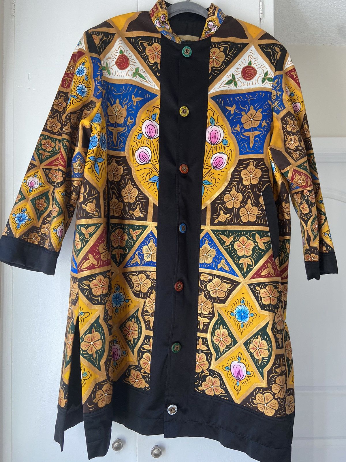 Other Exclusive Rastah “Naqaashi” Hand Painted Coat Size US L / EU 52-54 / 3 - 1 Thumbnail