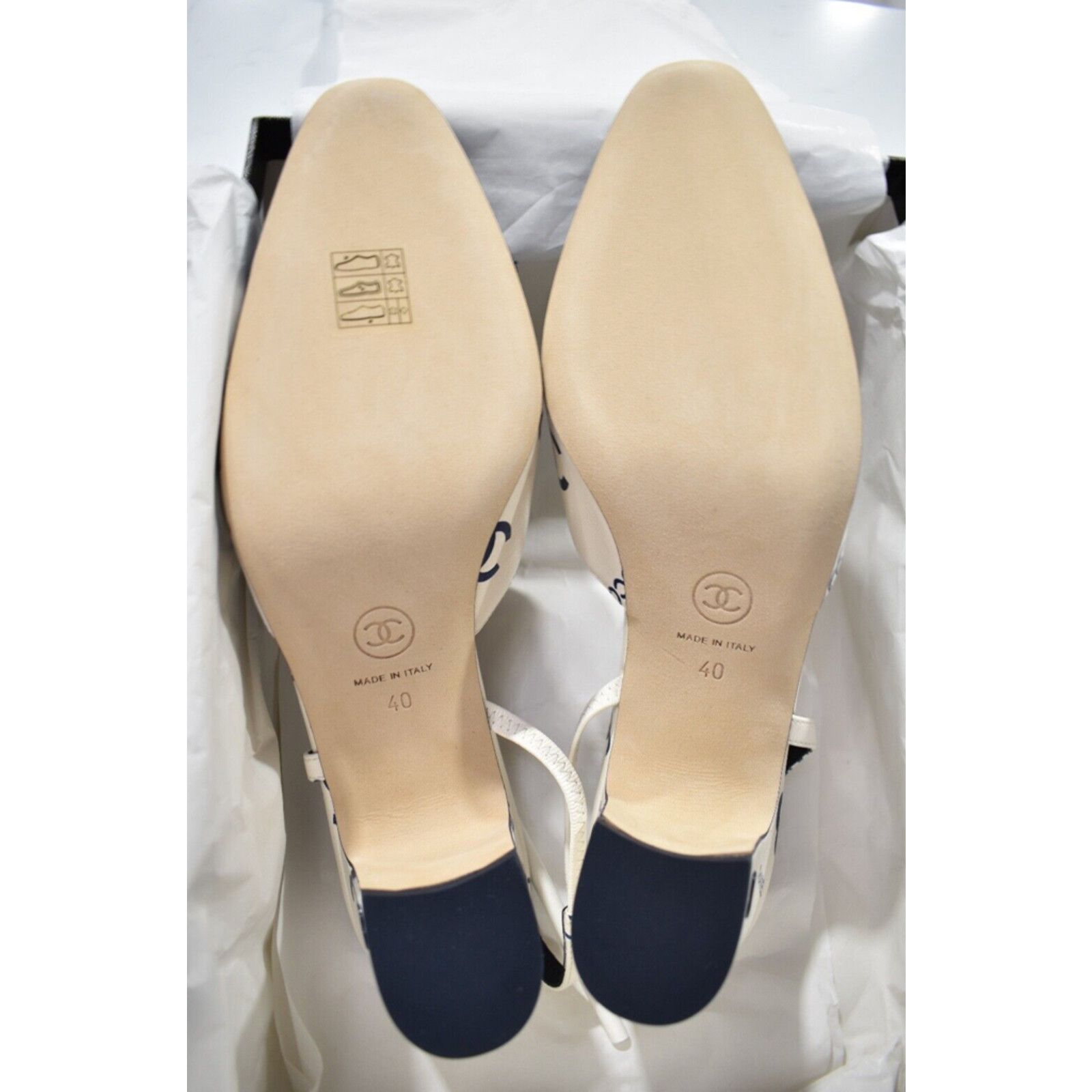 Chanel 23P Mademoiselle Coco Sling CC Logo Slingback Sandal Heel 40 Size US 10 / IT 40 - 12 Thumbnail