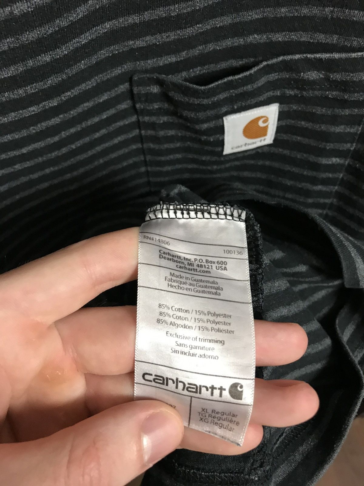 Carhartt × Vintage Carhartt streetwear tee Size US XL / EU 56 / 4 - 4 Thumbnail