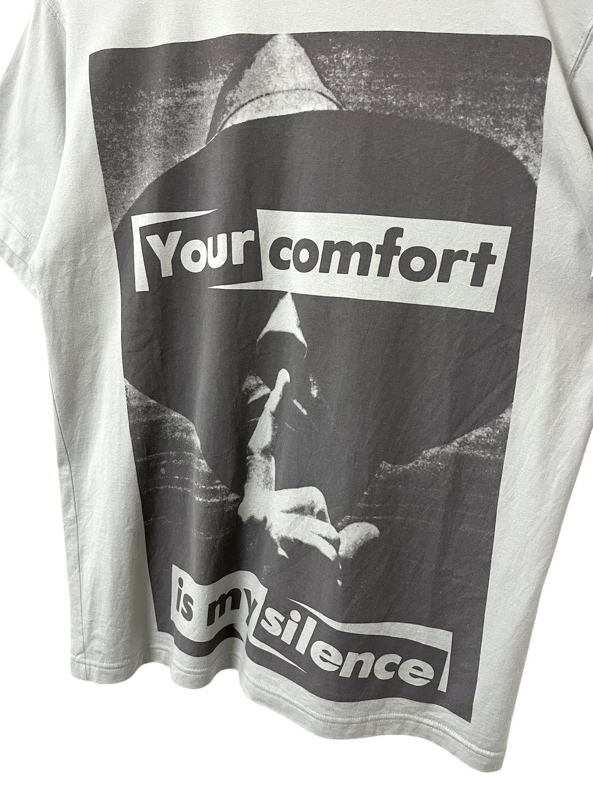 Barbara Kruger BARBARA KRUGER YOUR COMFORT IS MY SILENCE ART TSHIRT Size US L / EU 52-54 / 3 - 4 Thumbnail
