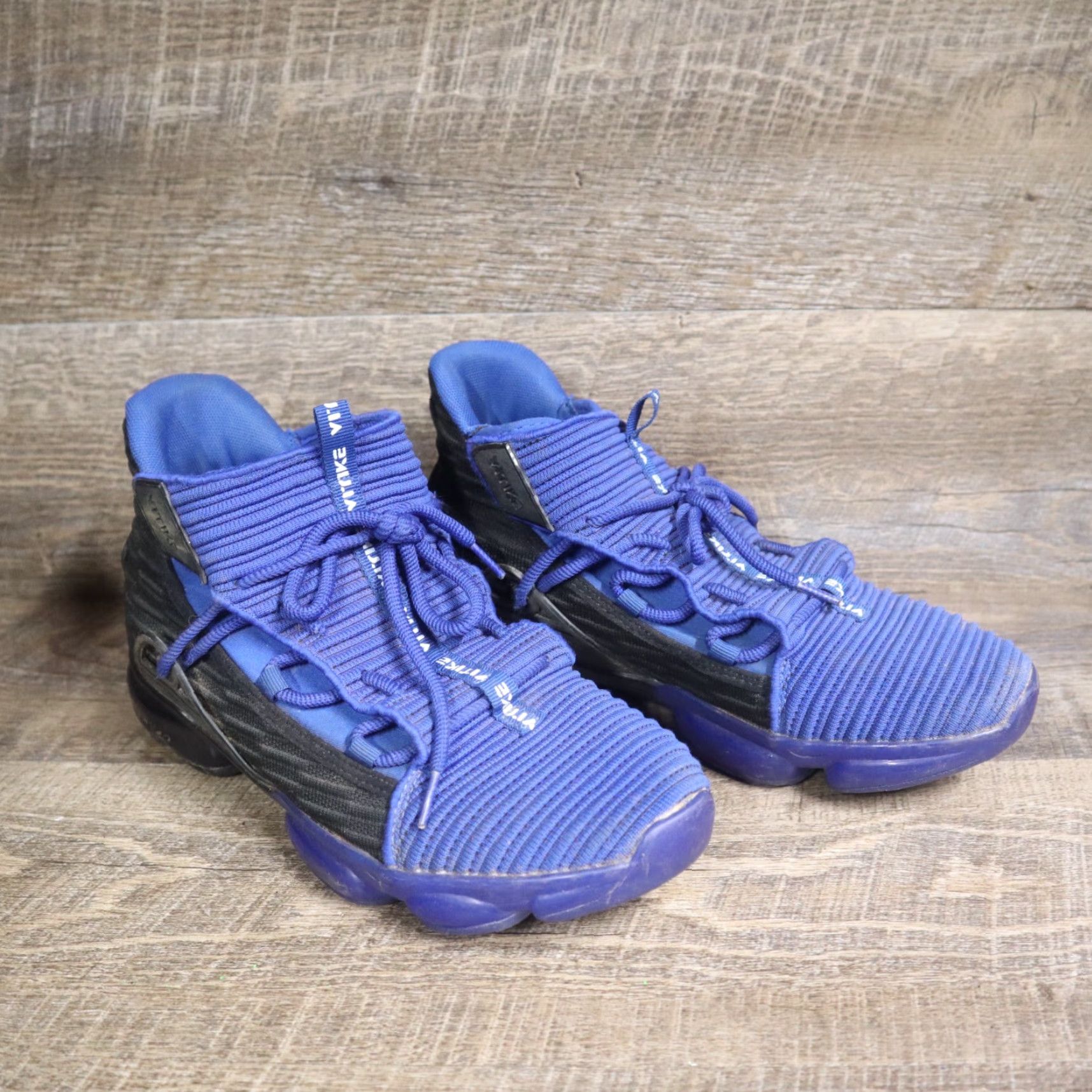 Vintage VITIKE Blue High Top Basketball Shoes Sneakers US Men 8 Women 9.5 Nike? Size M / US 6-8 / IT 42-44 - 2 Thumbnail