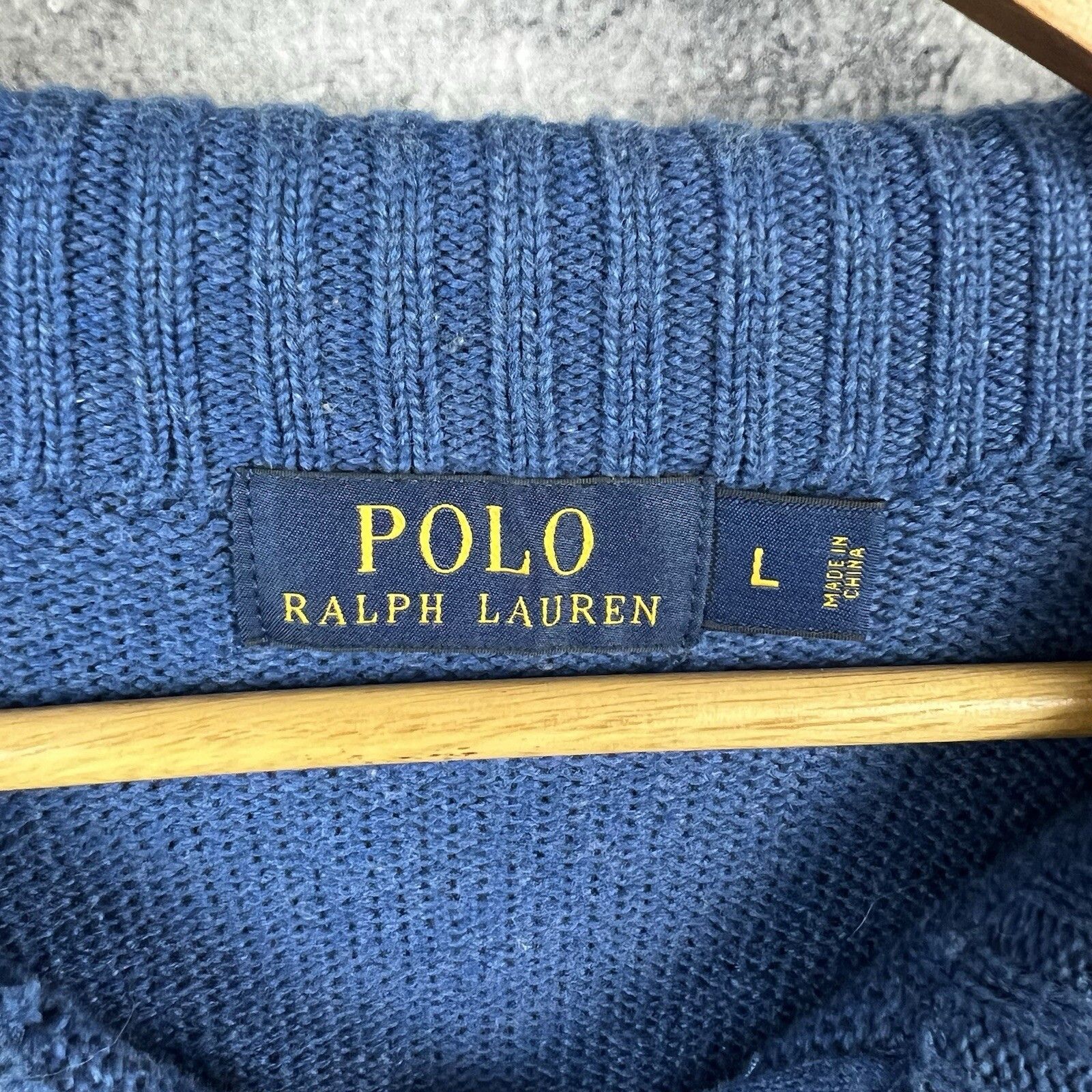 Polo Ralph Lauren Polo Ralph Lauren 1/3 Zip Sweater Men's Size L Long Sleeve Size US L / EU 52-54 / 3 - 3 Thumbnail