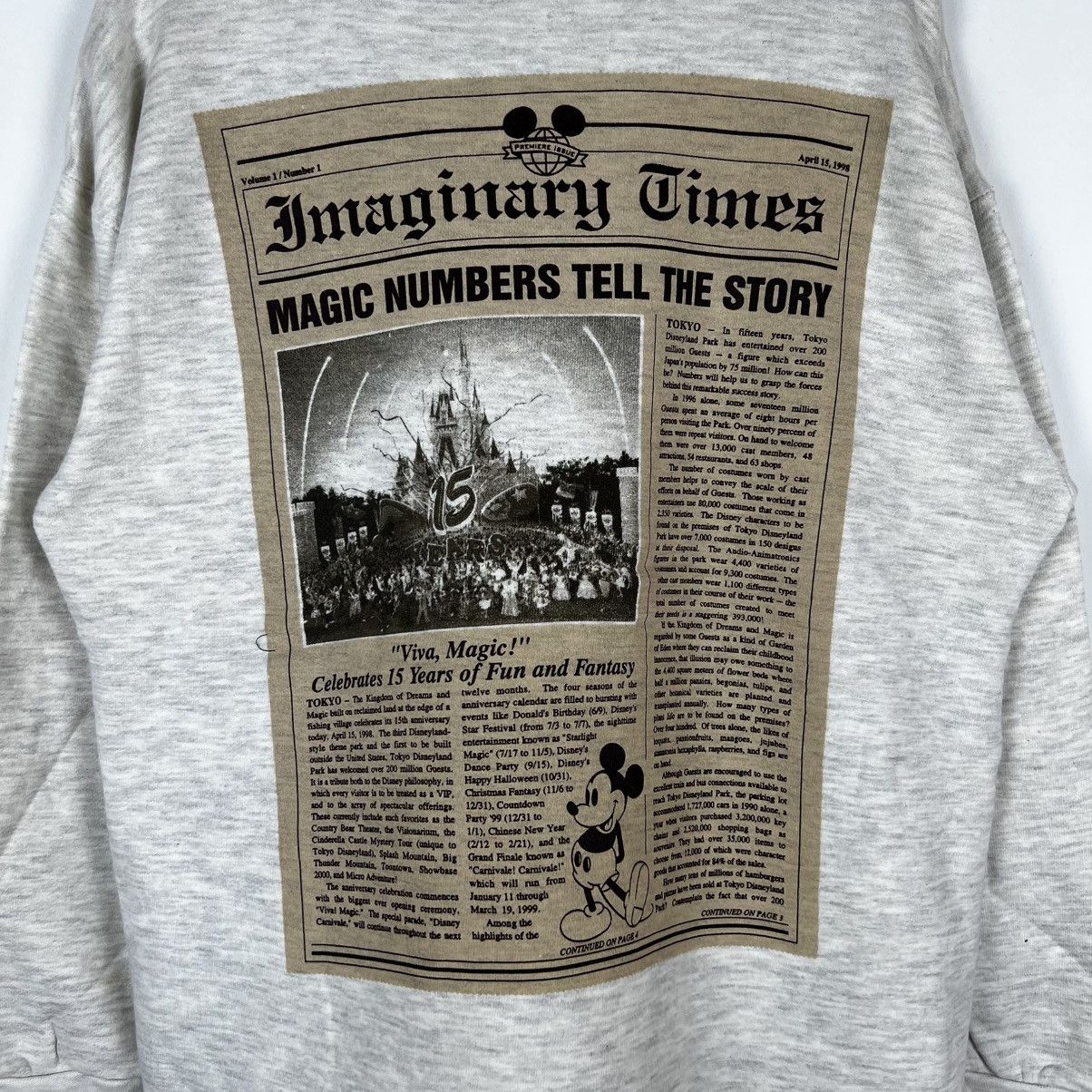 Disney Vintage Tokyo Disneyland imaginary Times Sweatshirt Size US L / EU 52-54 / 3 - 5 Thumbnail