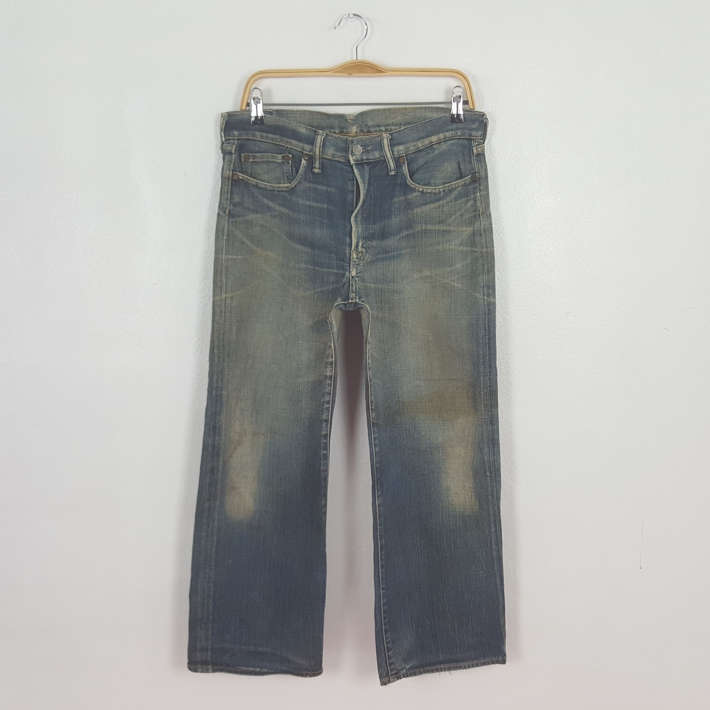 45rpm Vintage 45rpm Japanese Brand Grunge Denim Jeans C318N20 Size US 32 / EU 48 - 1 Thumbnail