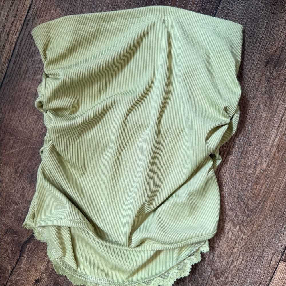 Shein SHEIN Lace Trim Tube Tops - Black and Light Green Size S / US 4 / IT 40 - 8 Thumbnail