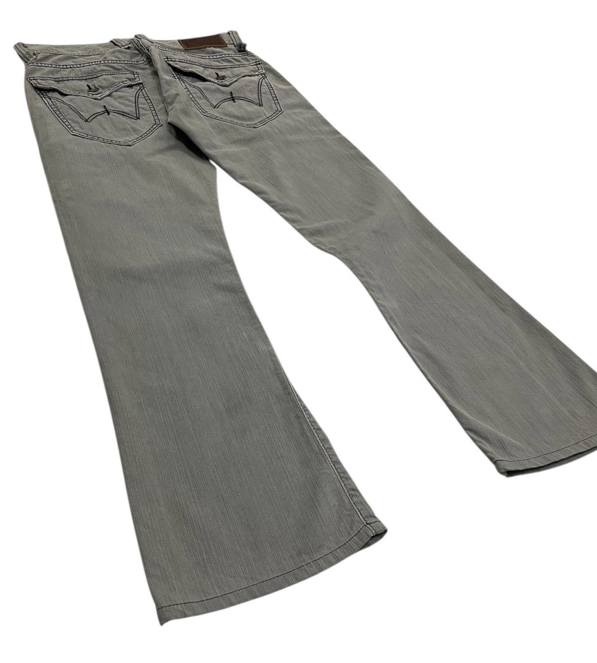 Japanese Brand Vintage Edwin Japan Flare Jeans Size US 31 - 5 Thumbnail