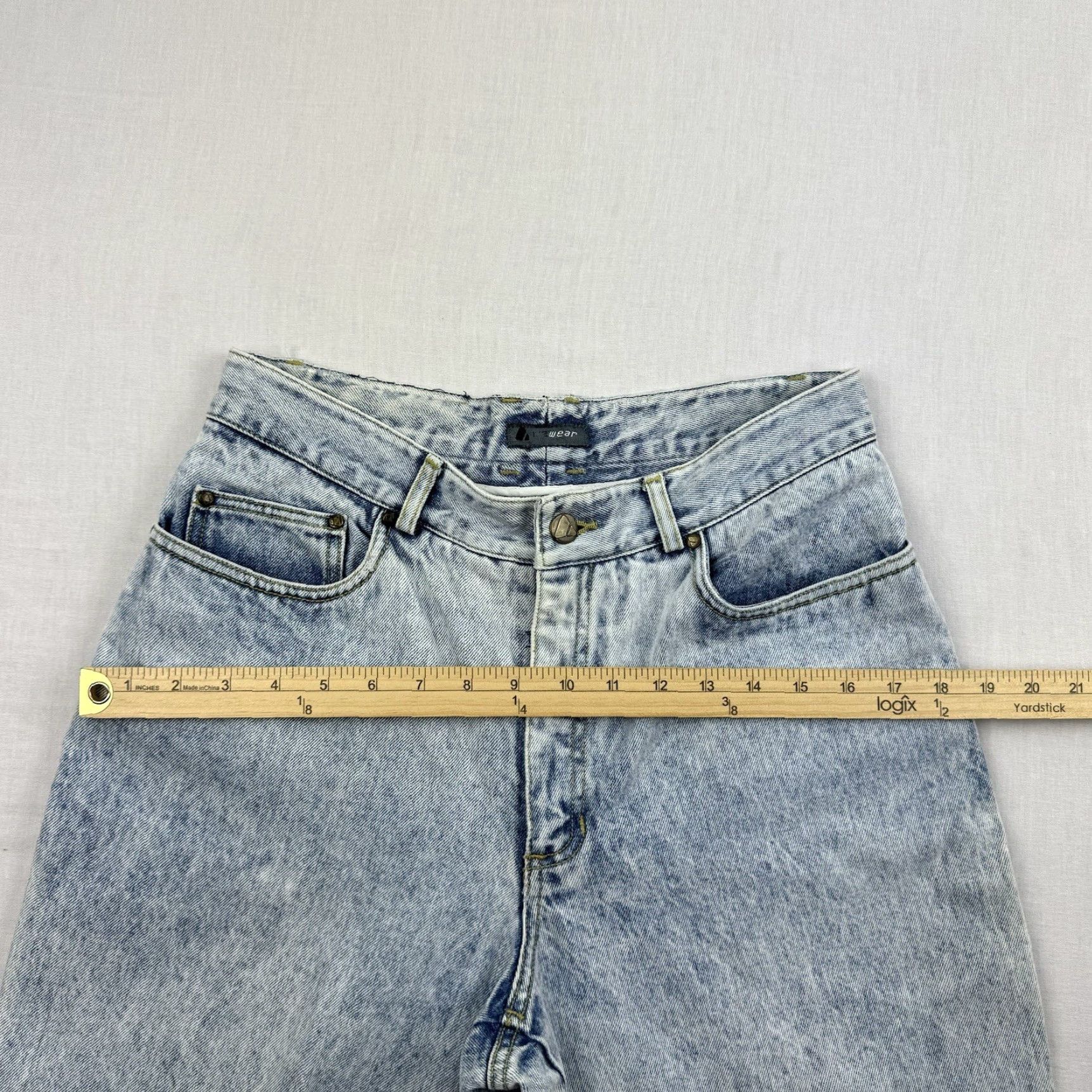 Vintage VINTAGE LizWear Jeans Womens 12 Blue High Waist Mom Jeans 90s Grunge Light Wash Jeans 90s Womens Size 34" / US 12 / IT 48 - 6 Thumbnail