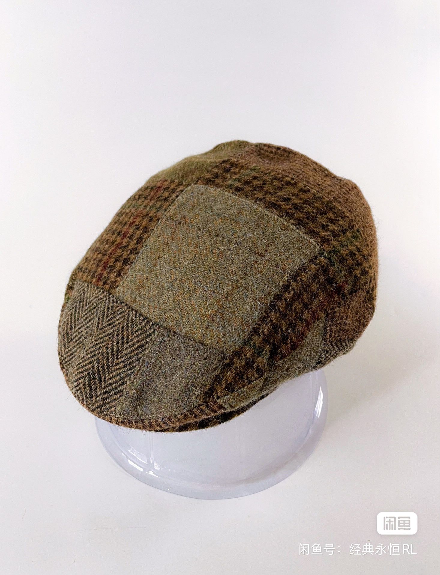Ralph Lauren Polo Ralph Lauren Wool Tweed Patchwork Flat Cap Beret Hat Size ONE SIZE - 1 Thumbnail