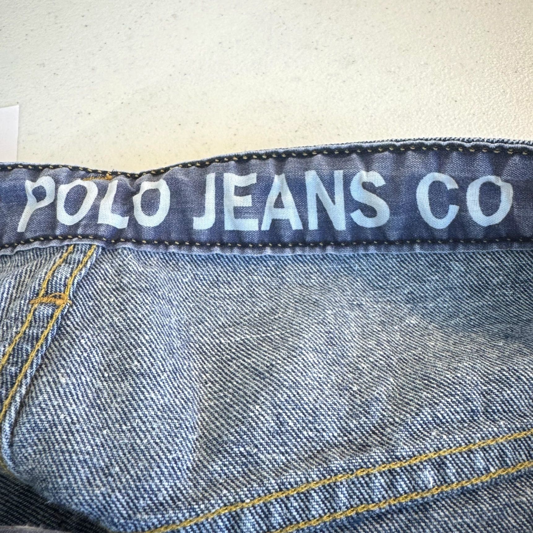 Polo Ralph Lauren VINTAGE Polo Jeans Company Jeans Mens 36x30 Blue Denim Classic Straight RL 90s Size US M / EU 48-50 / 2 - 5 Thumbnail