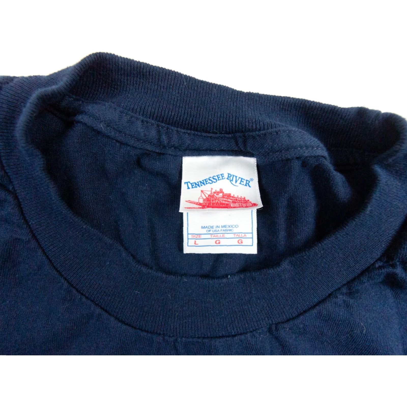 Vintage VINTAGE Chuck & Larry Movie Shirt Men Large Blue Crew Neck T-Shirt 80s 90s Promo Logo Tee Brand Tennessee River Mens Size US L / EU 52-54 / 3 - 4 Thumbnail