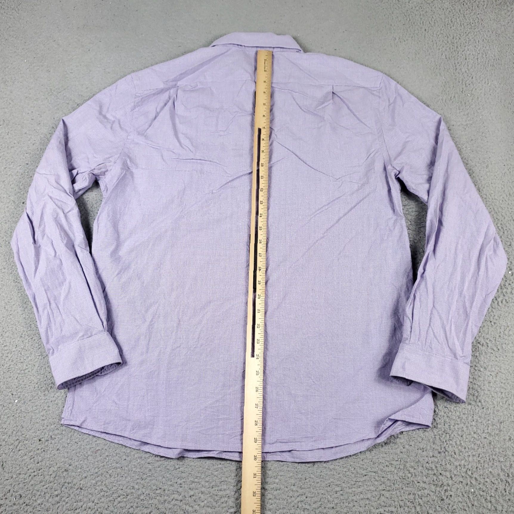 Tommy Hilfiger Tommy Hilfiger Shirt Mens Large Purple Casual Button Up Long Sleeve Size US L / EU 52-54 / 3 - 4 Thumbnail