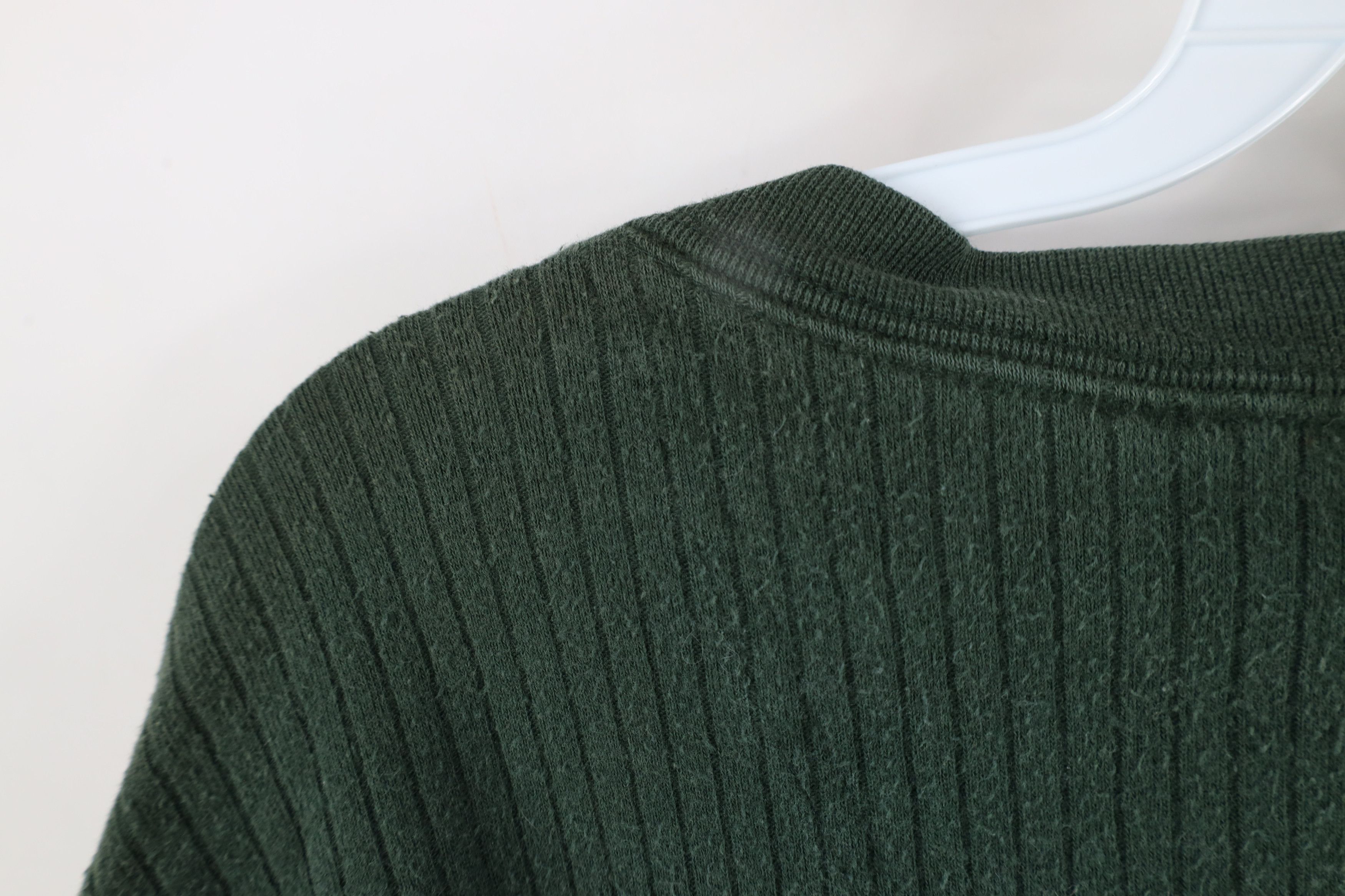 Vintage Vintage 90s Streetwear Ribbed Long Sleeve Henley T-Shirt Size US XXL / EU 58 / 5 - 7 Thumbnail