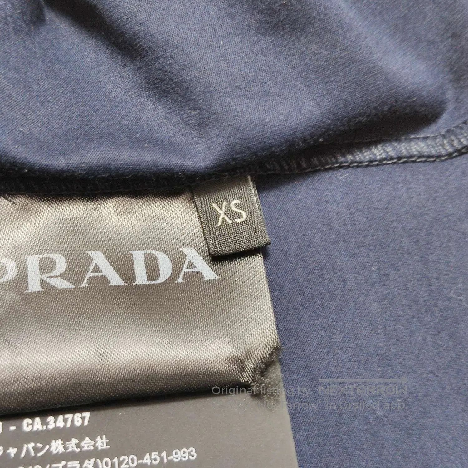 Prada Prada XS Cotton Logo Crew Neck Short Sleeve T. Size US XS / EU 42 / 0 - 5 Thumbnail