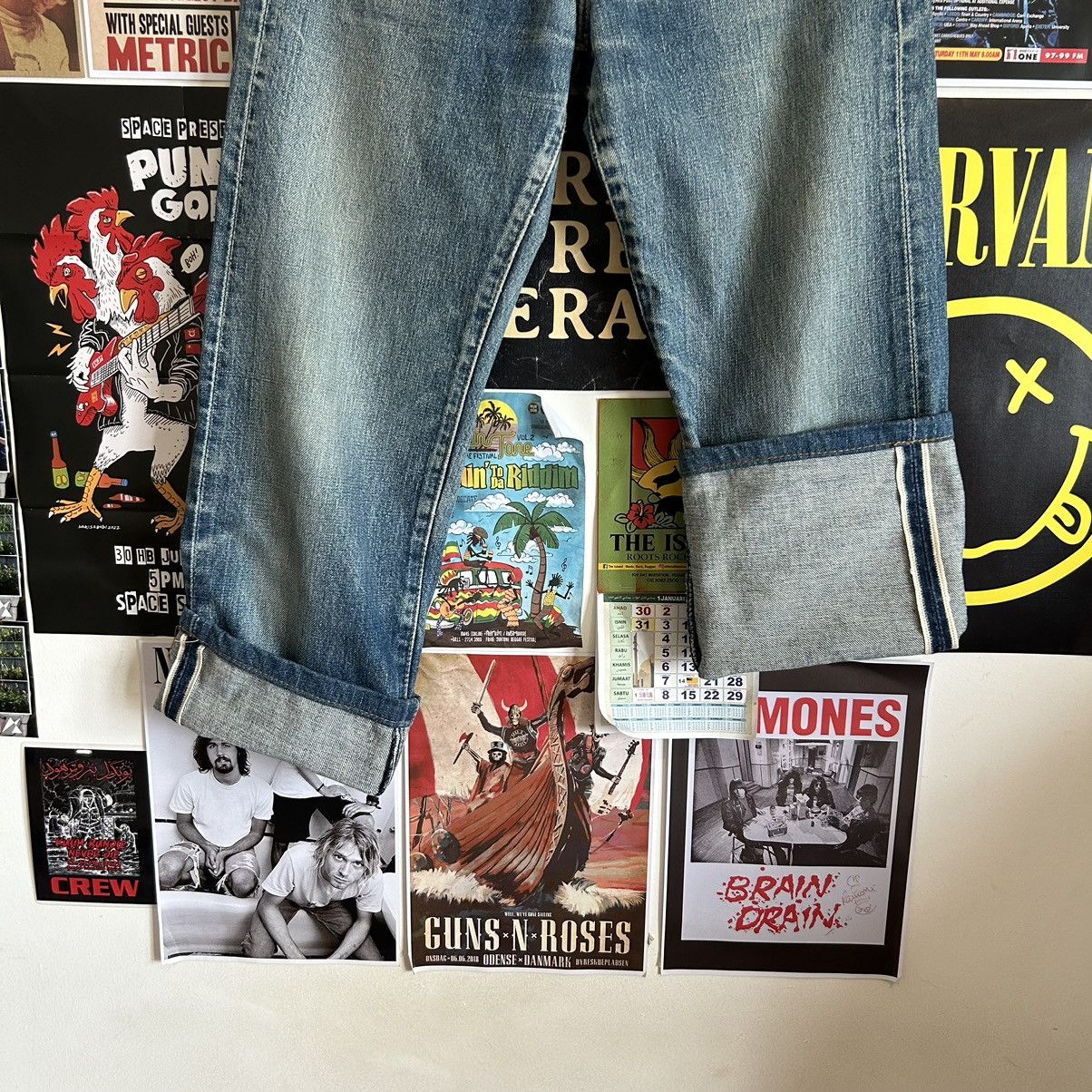 Levi's Vintage 503BXX 90s Selvedge Denim Size US 28 / EU 44 - 14 Thumbnail