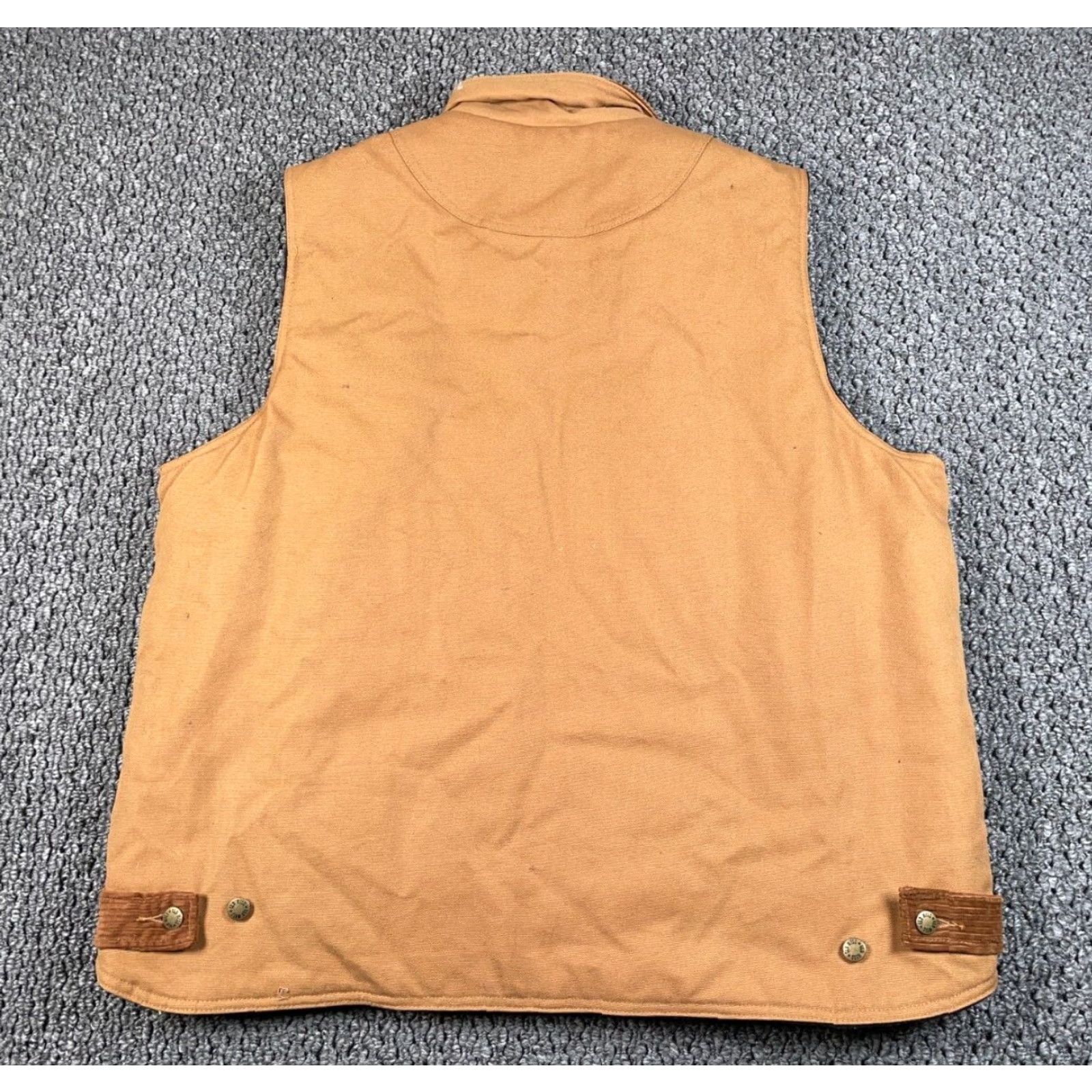 MILLY Menards Old Mill Canvas Zip Up Vest Bomber Jacket Short Casual Size US XXL / EU 58 / 5 - 2 Thumbnail