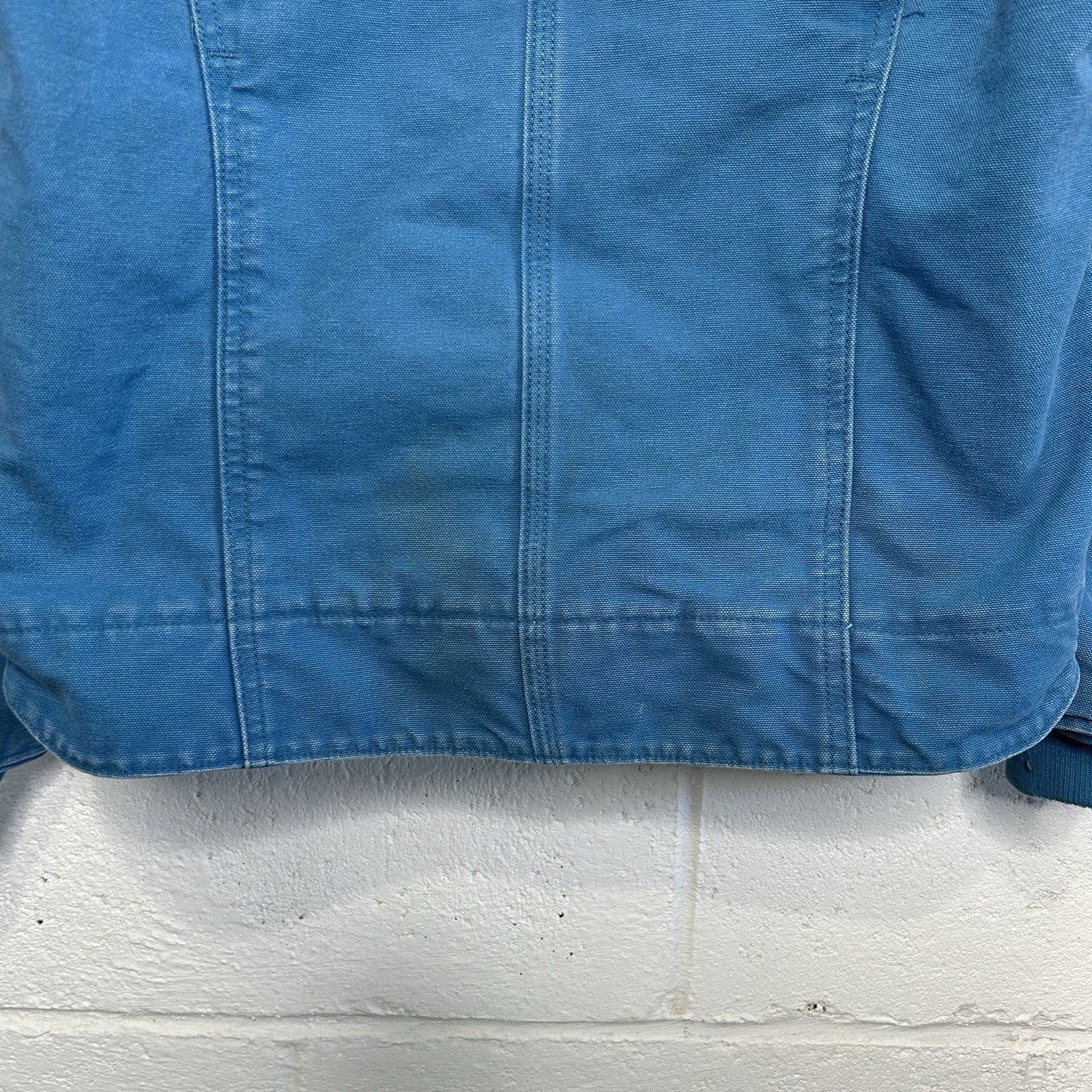 Carhartt Y2K Carhartt Sherpa-Lined Hooded Detroit Jacket “Blue Topaz” Size S / US 4 / IT 40 - 12 Thumbnail