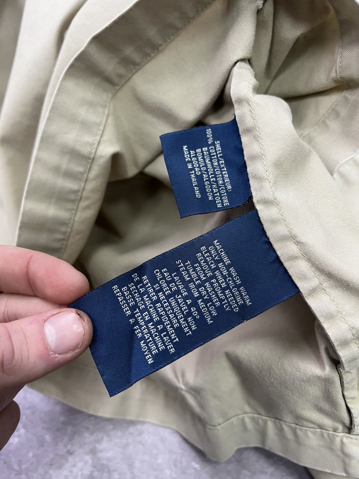 Polo Ralph Lauren × Vintage Vintage 90s Polo Ralph Lauren Harrington style boxy jacket Size US L / EU 52-54 / 3 - 14 Thumbnail