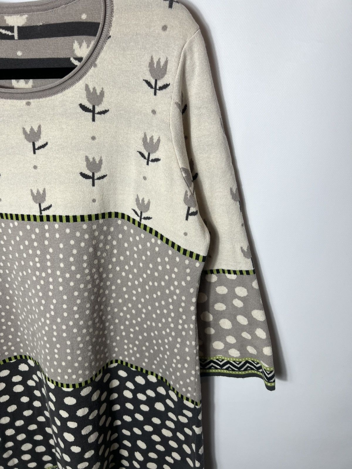 Gudrun Sjoden Vintage Gudrun Sjoden Knitted Dress 100 % Organic Cotton Size L / US 10 / IT 46 - 3 Thumbnail
