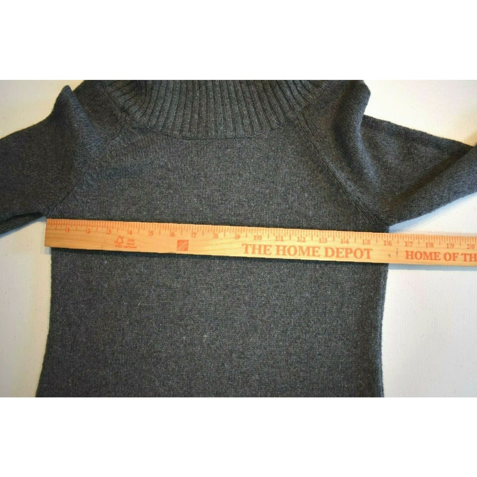 Gap VINTAGE Gap Cowl Neck Long Sleeve Sweater Womens Small Gray Rabbit Hair Blend pullover Knit Fall Winter Casual Size S / US 4 / IT 40 - 6 Thumbnail
