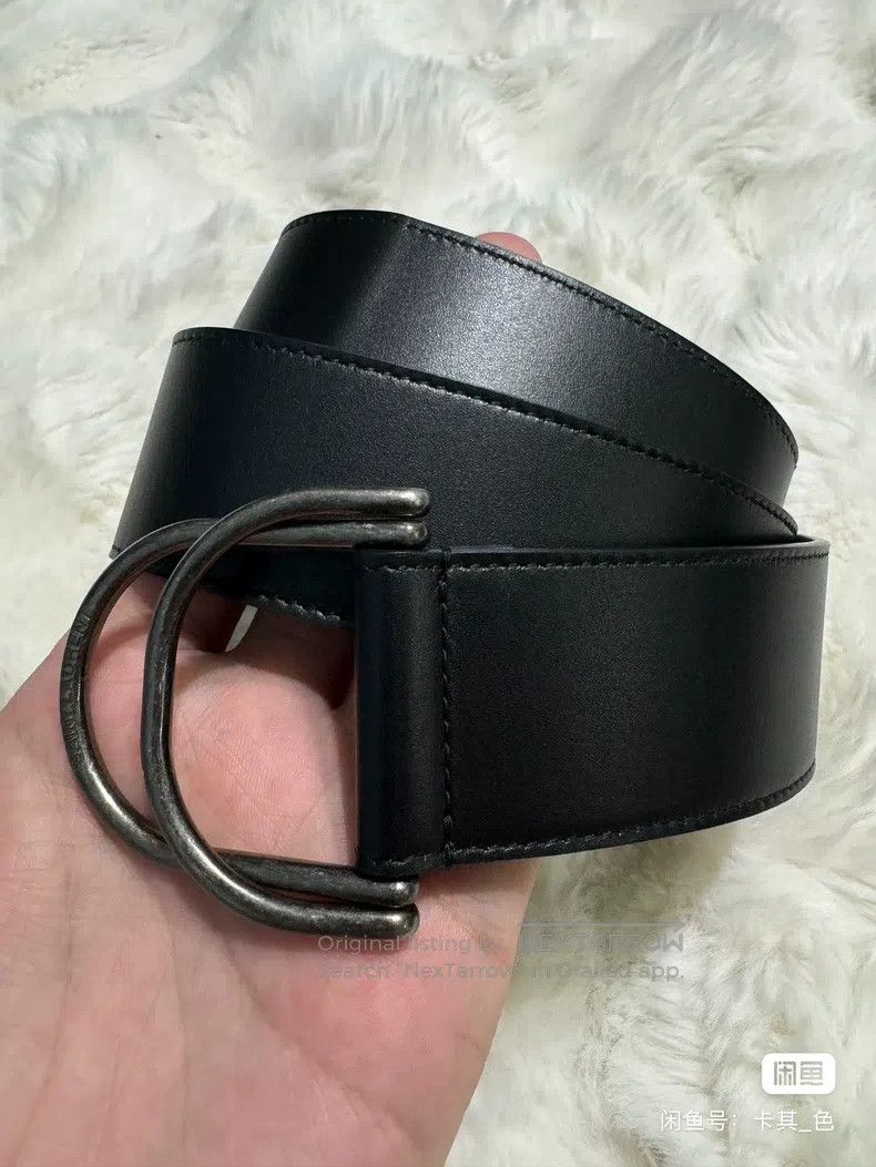Saint Laurent Paris Saint Laurent Paris size 75 Double Ring Leather Belt Size ONE SIZE - 3 Thumbnail
