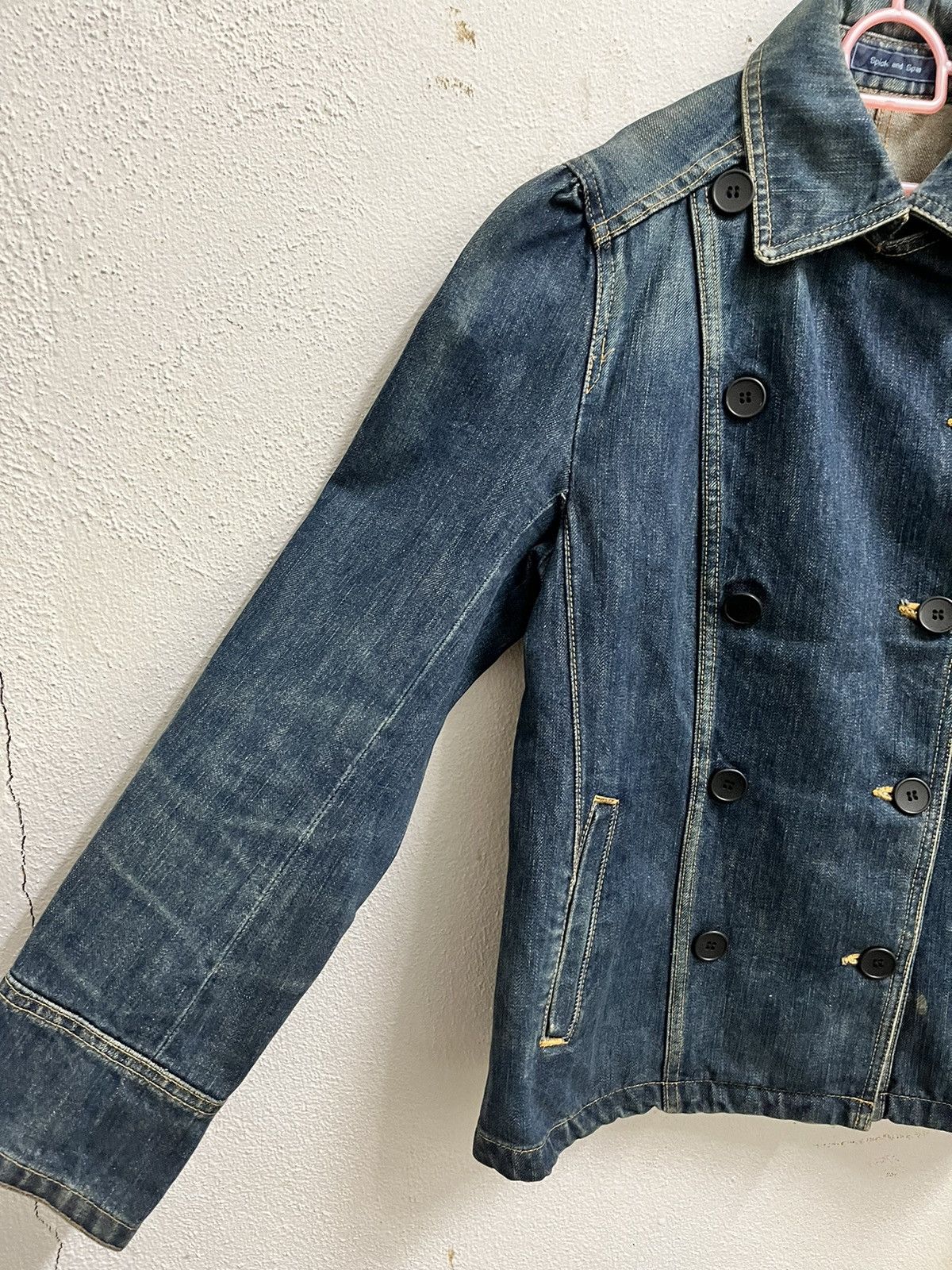 Japanese Brand Vintage Spick and Span Biker Denim Style Jacket Size US S / EU 44-46 / 1 - 2 Thumbnail