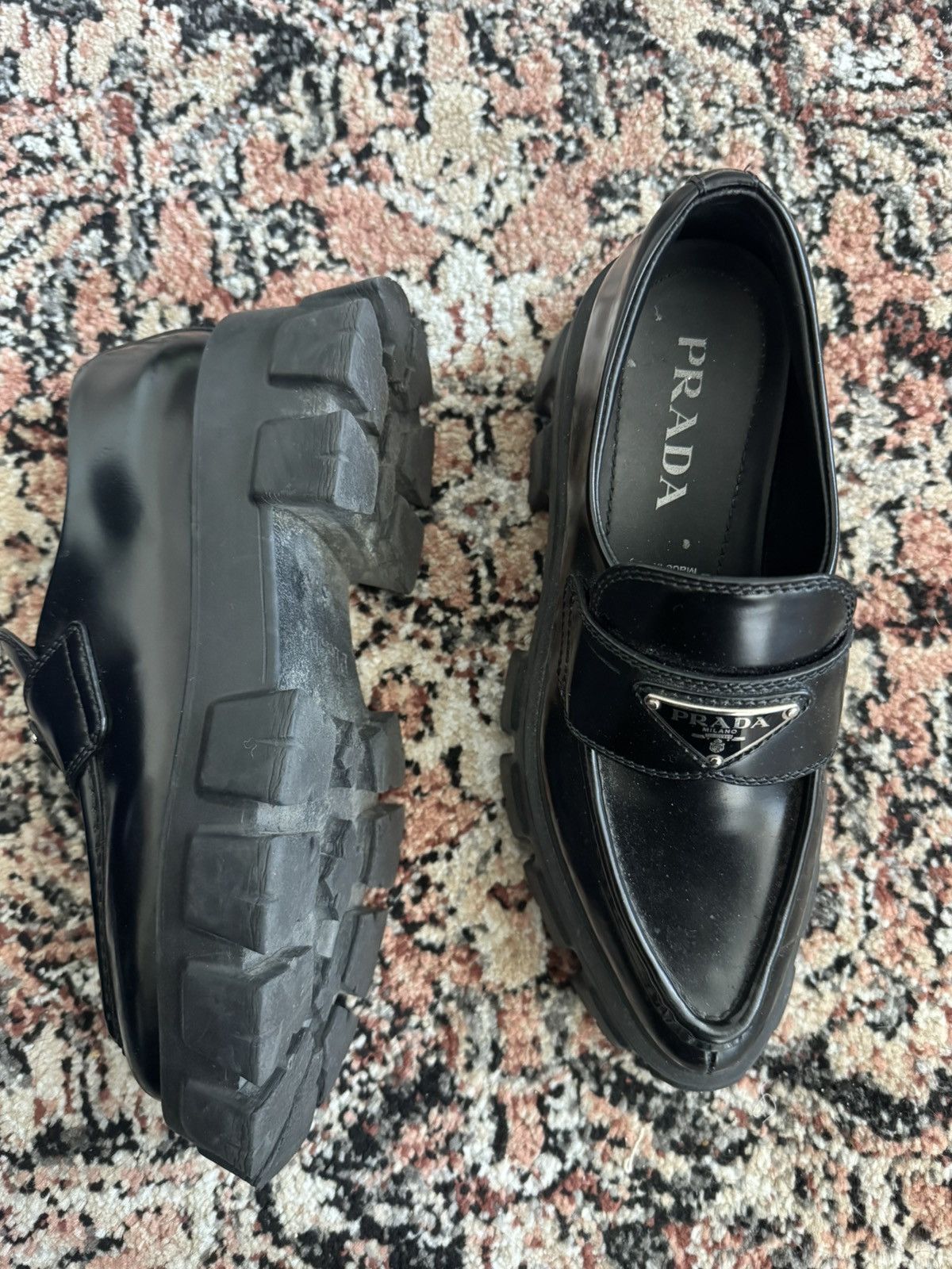 Prada prada monolith loafers Size US 6 / IT 36 - 3 Thumbnail