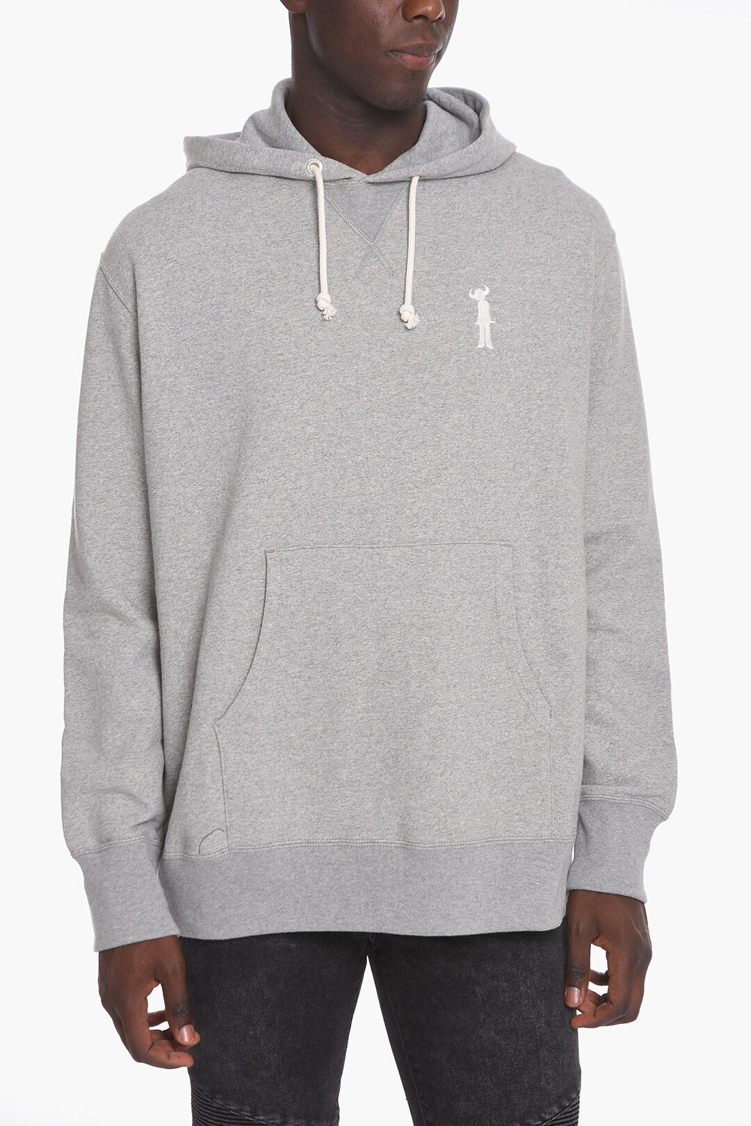image of Junya Watanabe Og1Mm1223 Hoodie In Gray in Grey, Men's (Size Large)